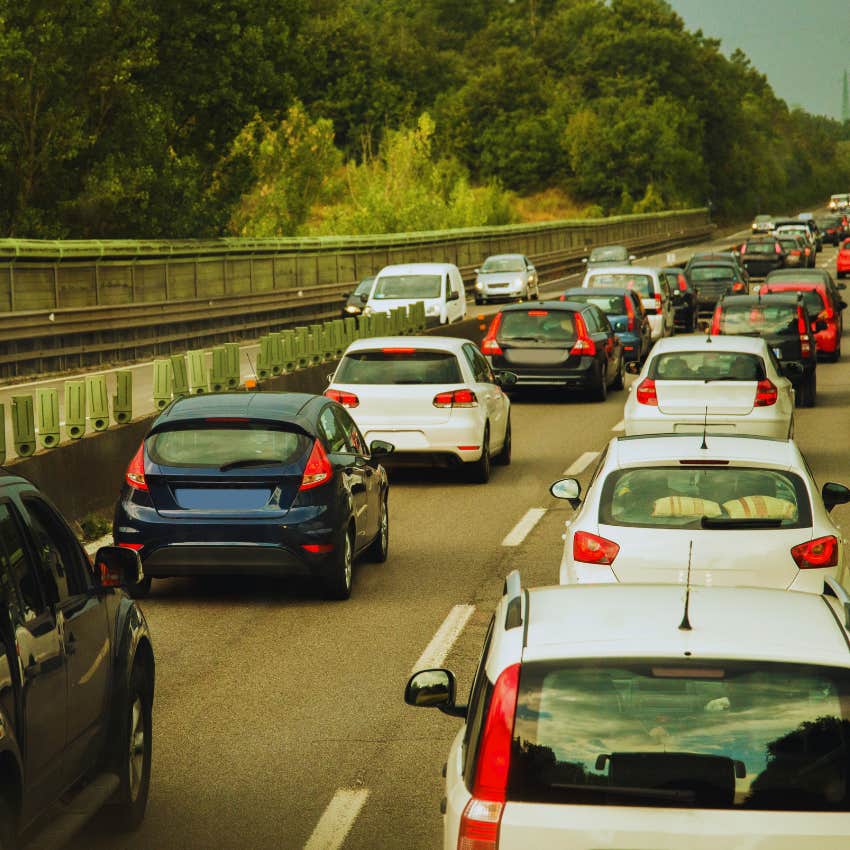 morning commute traffic