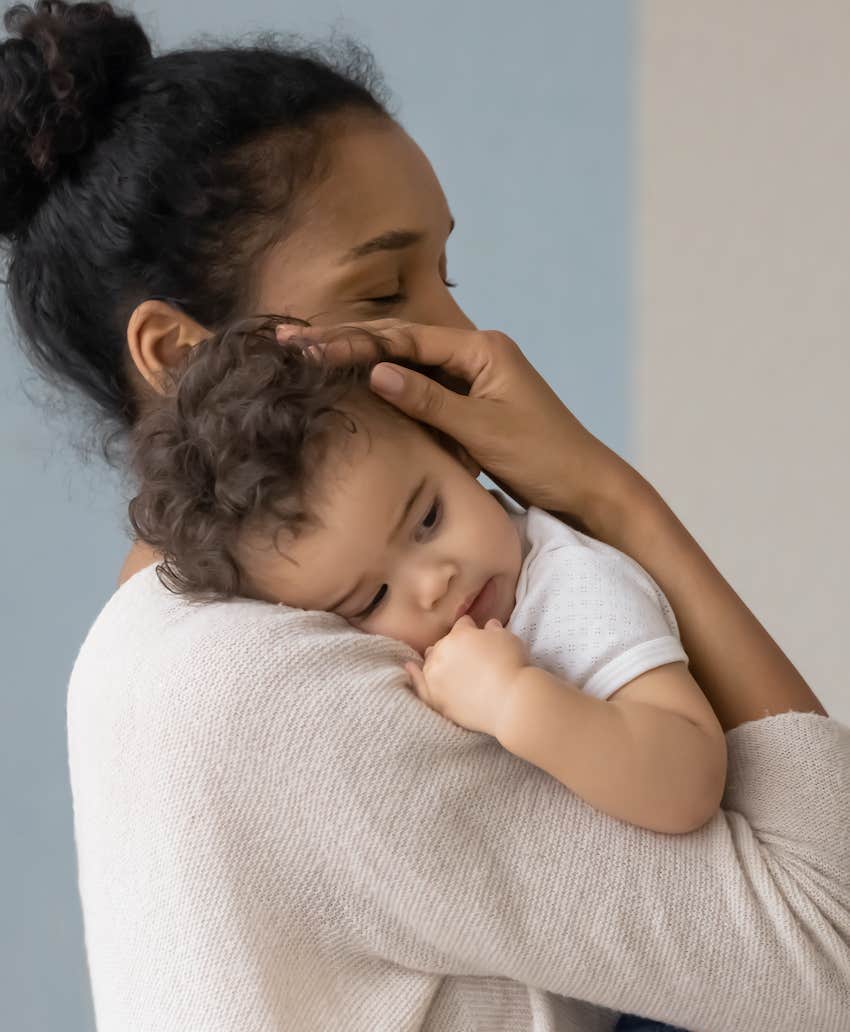 Mother with baby is a truly incredible single mom