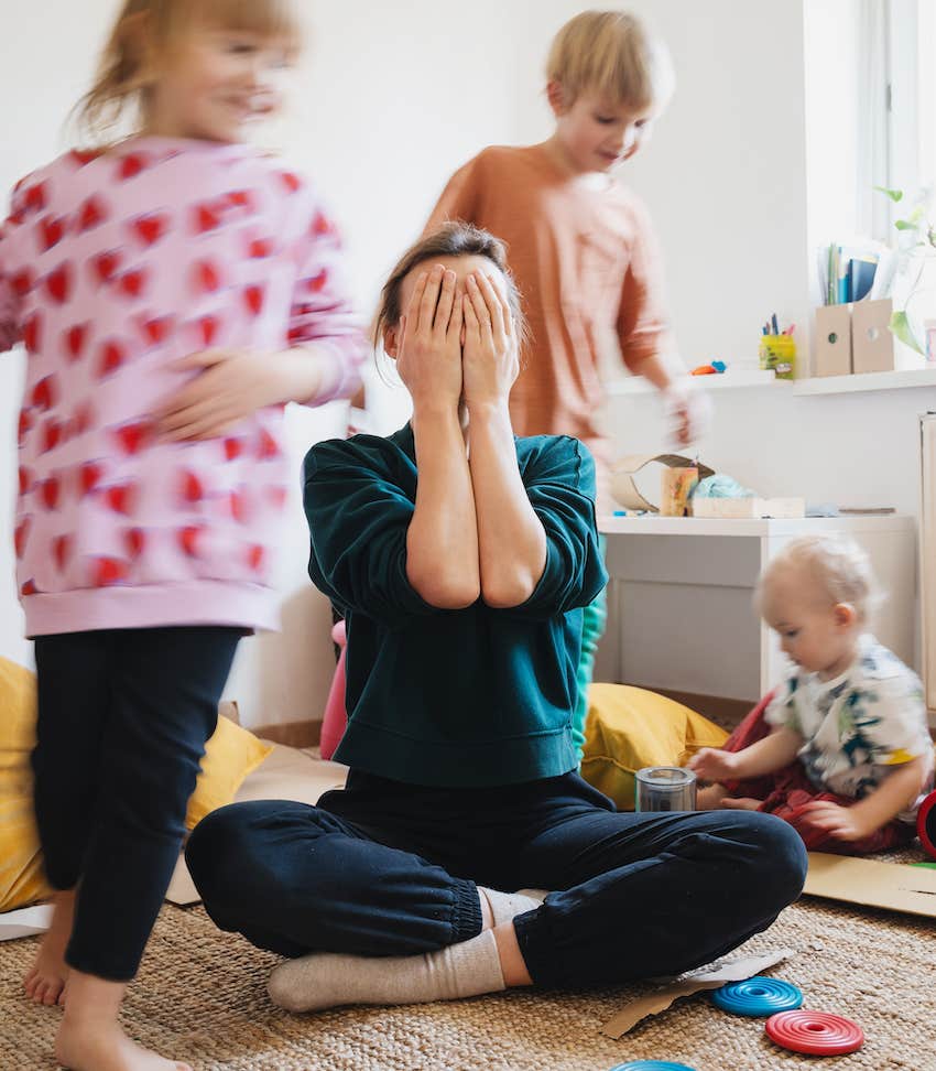 She is experiencing motherhood burnout