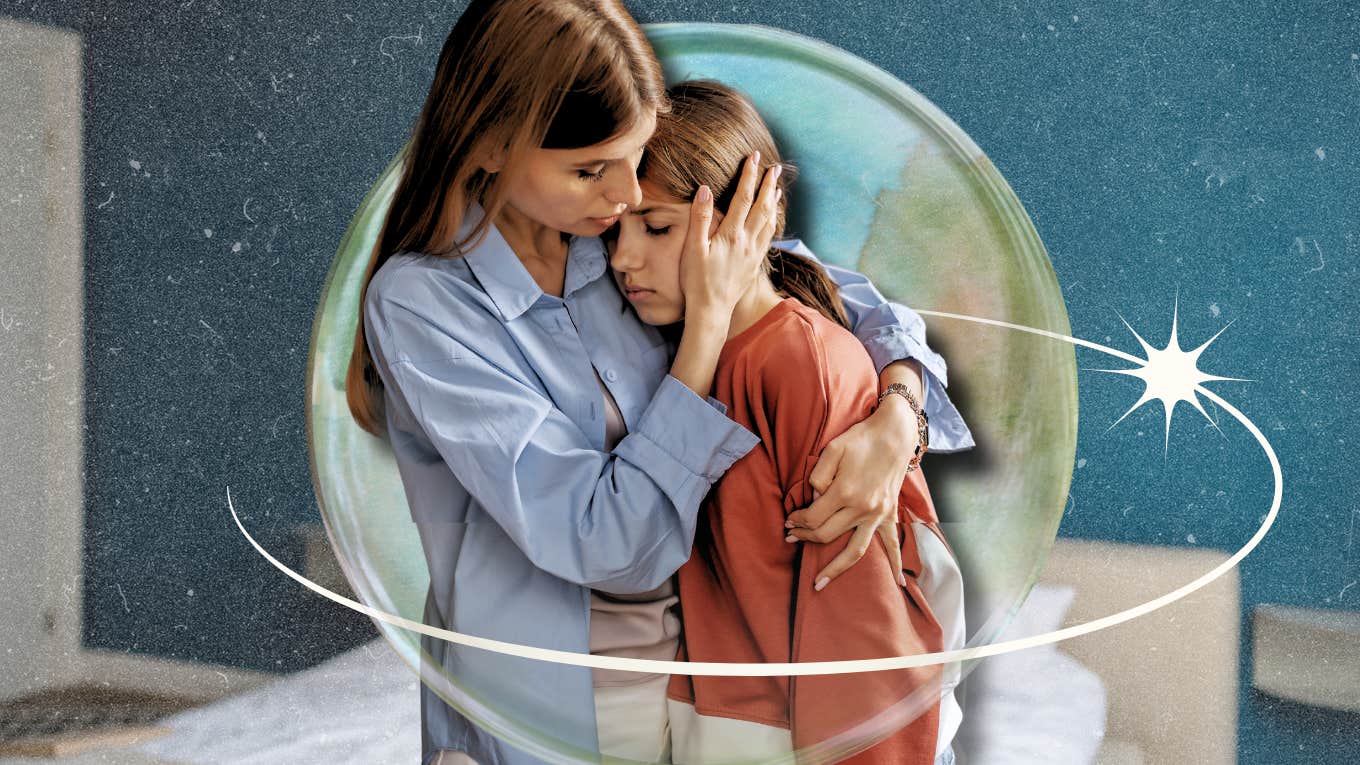 My Daughter Asked Me This Question And The World Stopped Spinning Mother embracing daughter