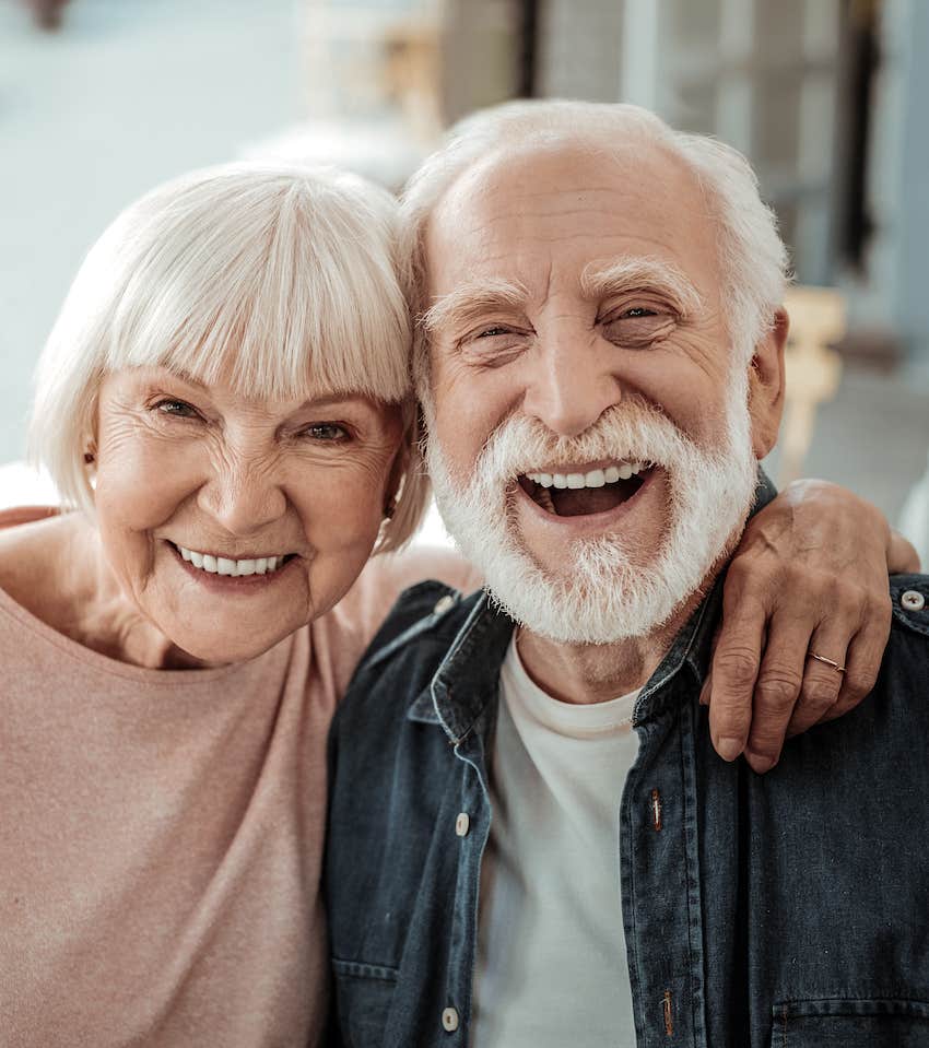 Happy elder couple honest truth marriage is worth it