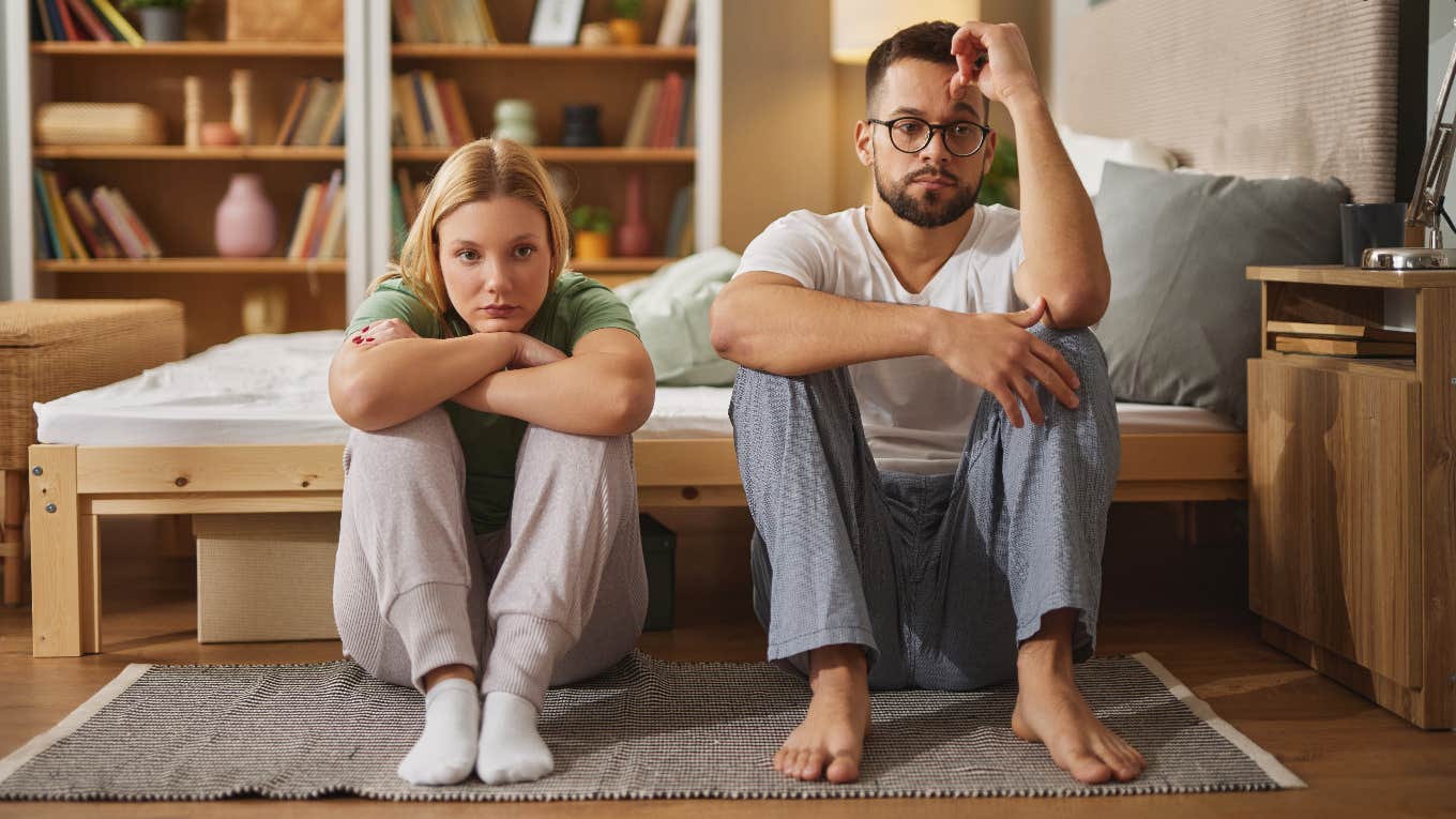 couple ignoring each other's needs