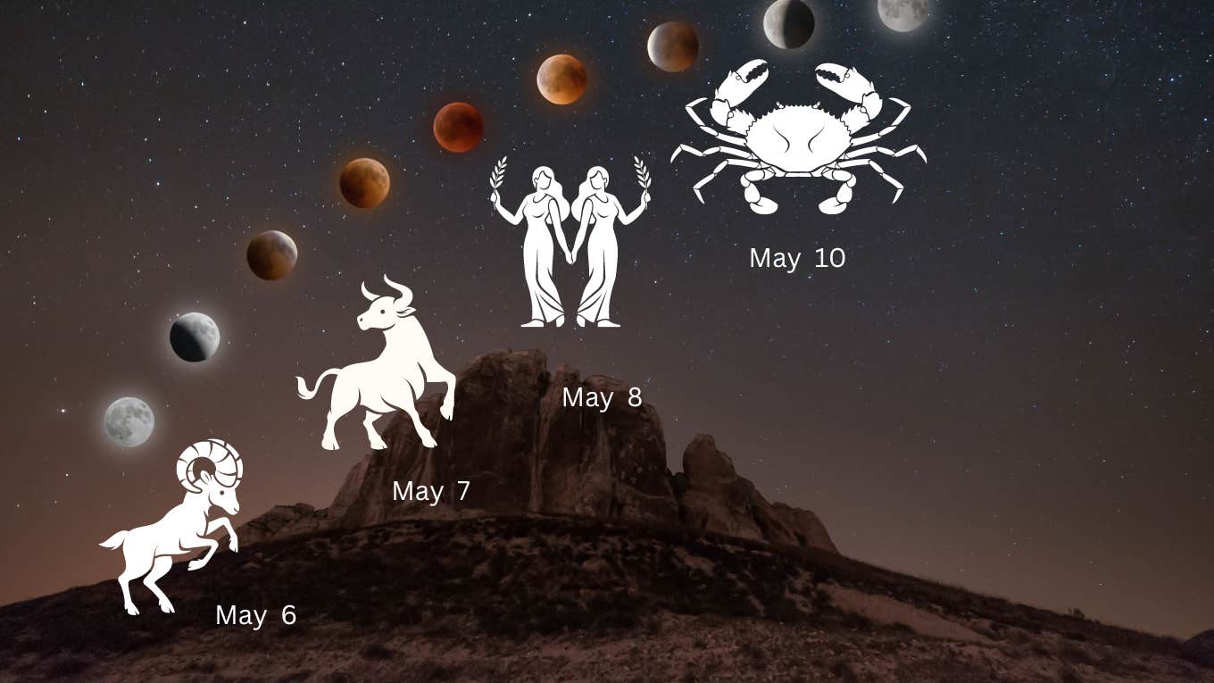  How The Moon Effects Each Zodiac Sign's Horoscopes From Now Through May 12