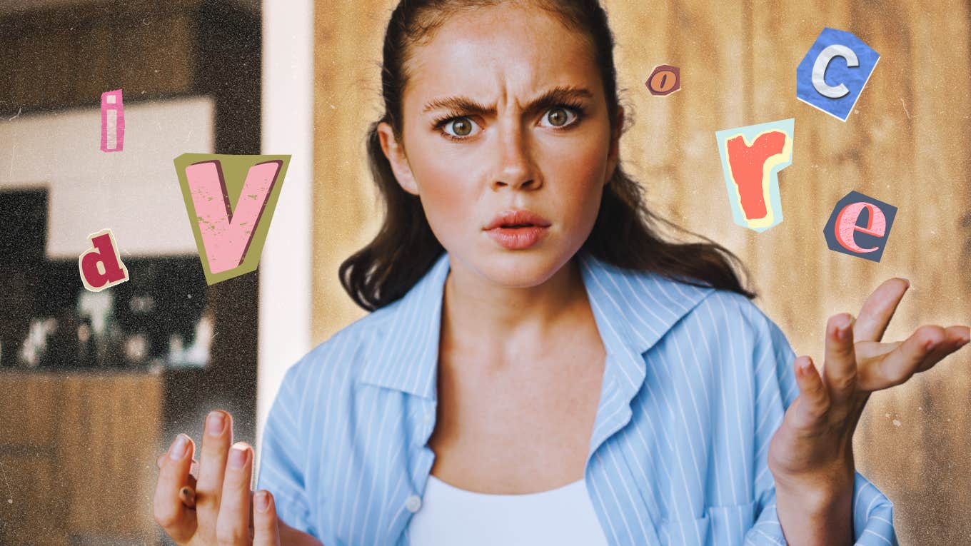NEVER Use The Word 'Divorce' During A Fight With Your Spouse Angry wife, arguing with spouse