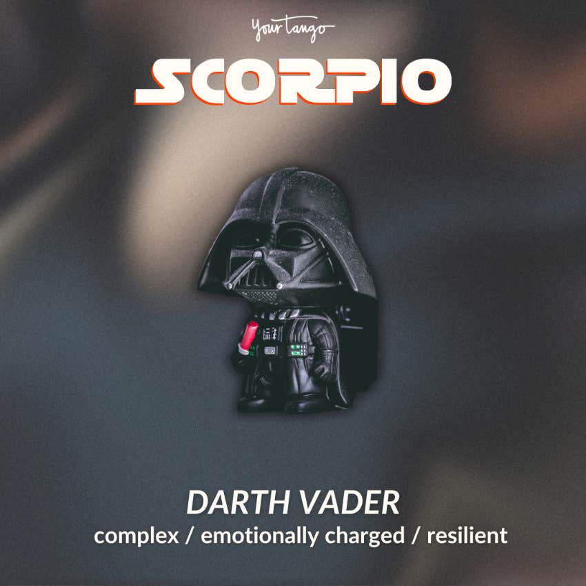 scorpio zodiac sign star wars character darth vader