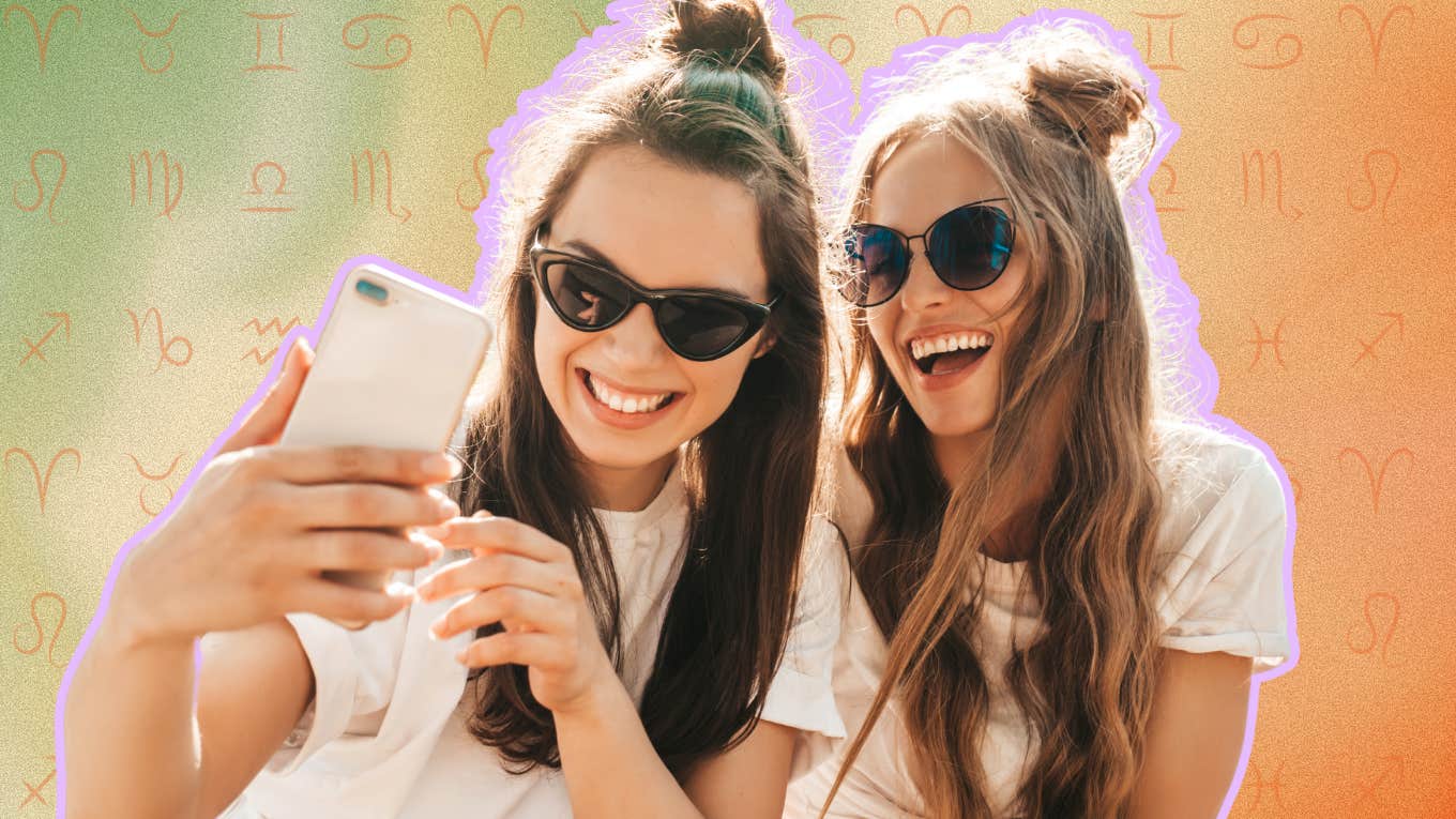 Friendships Flourish For 3 Zodiac Signs When The Moon Trines Venus On May 17, 2024 two female friends taking a selfie
