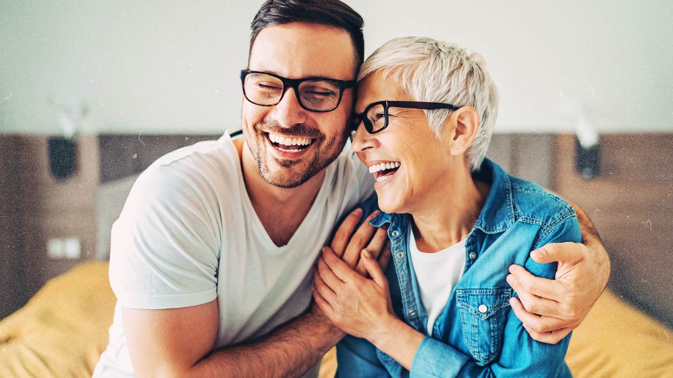 Why We Form Healthy Or Unhealthy Relationships adult mother and son, attachment theory