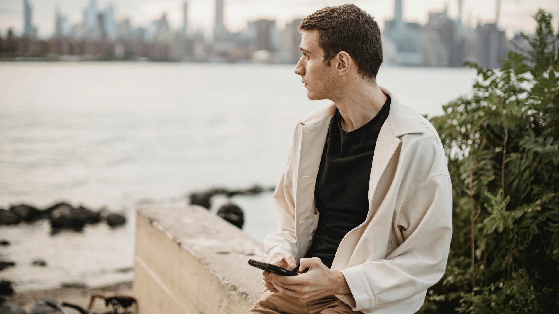 man holding himself accountable
