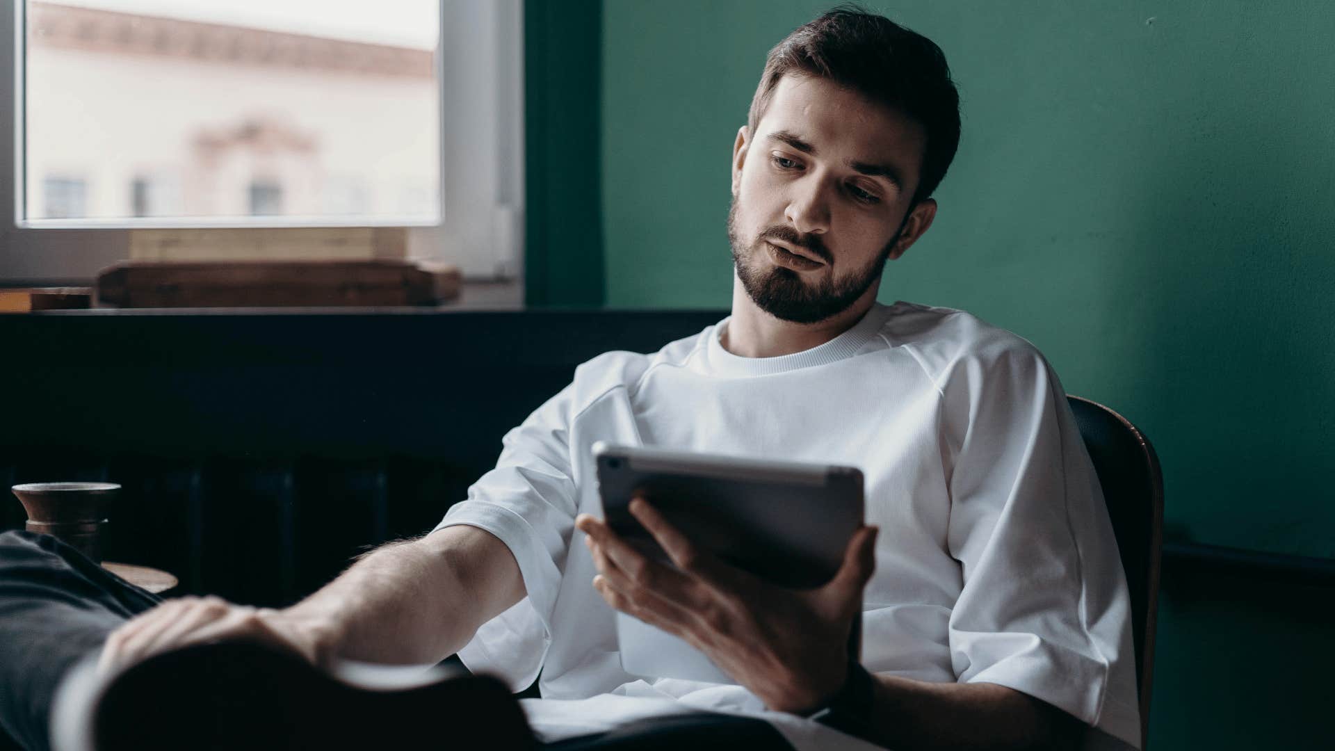man being mindful of his choices