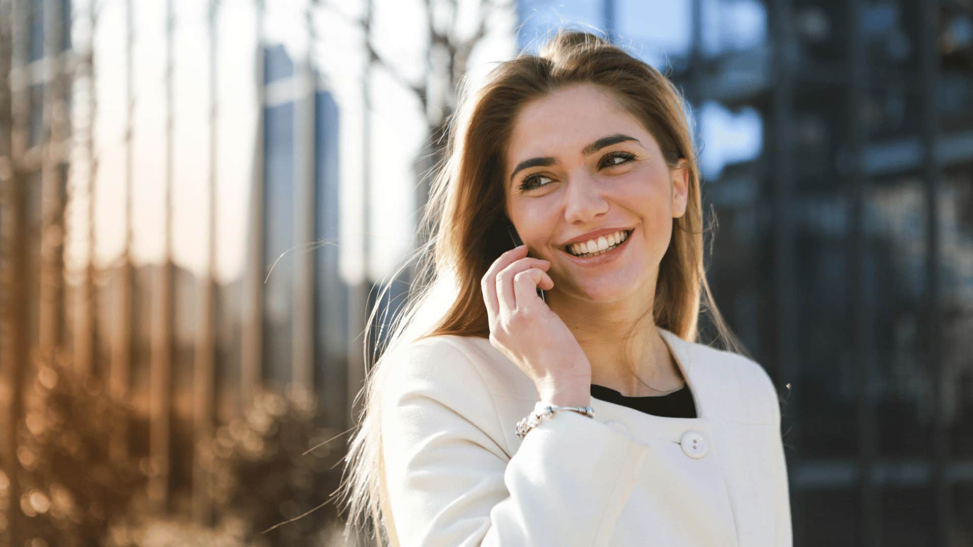 consistent woman talking on the phone