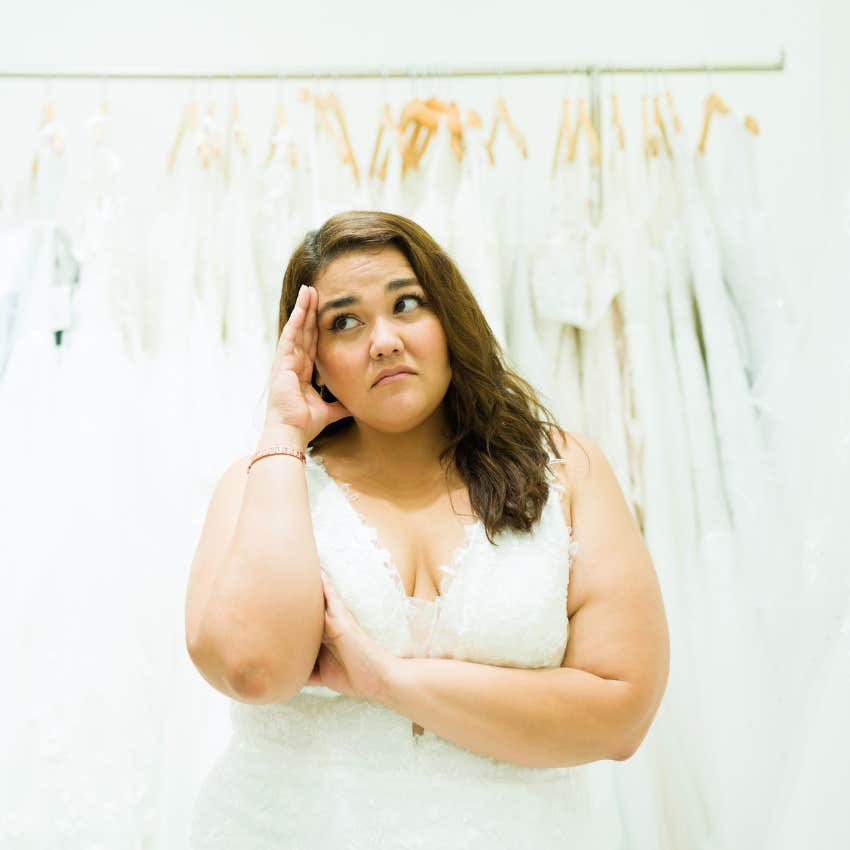 worried bride