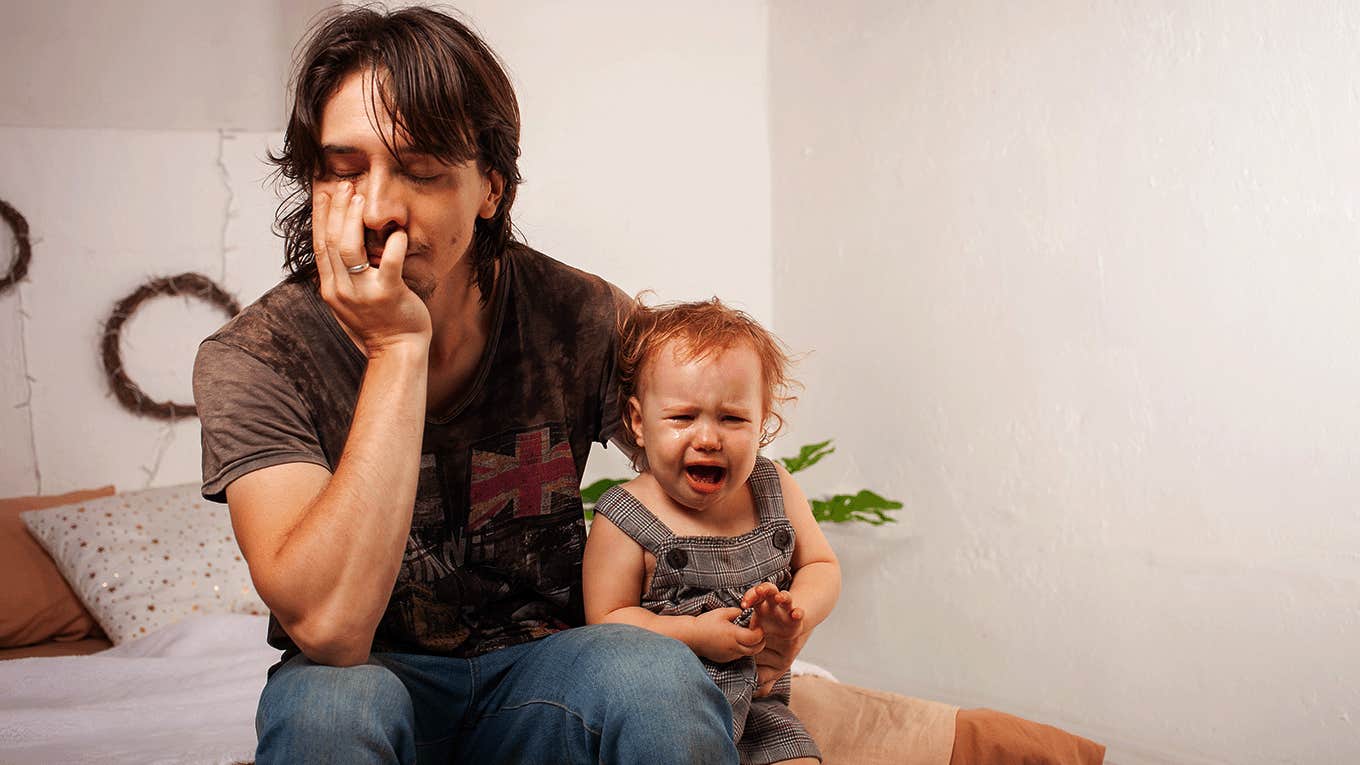 Dad Claims His 15-Month-Old Daughter Is 'Ruining His Life' Tired dad wants to take a break from his daughter.