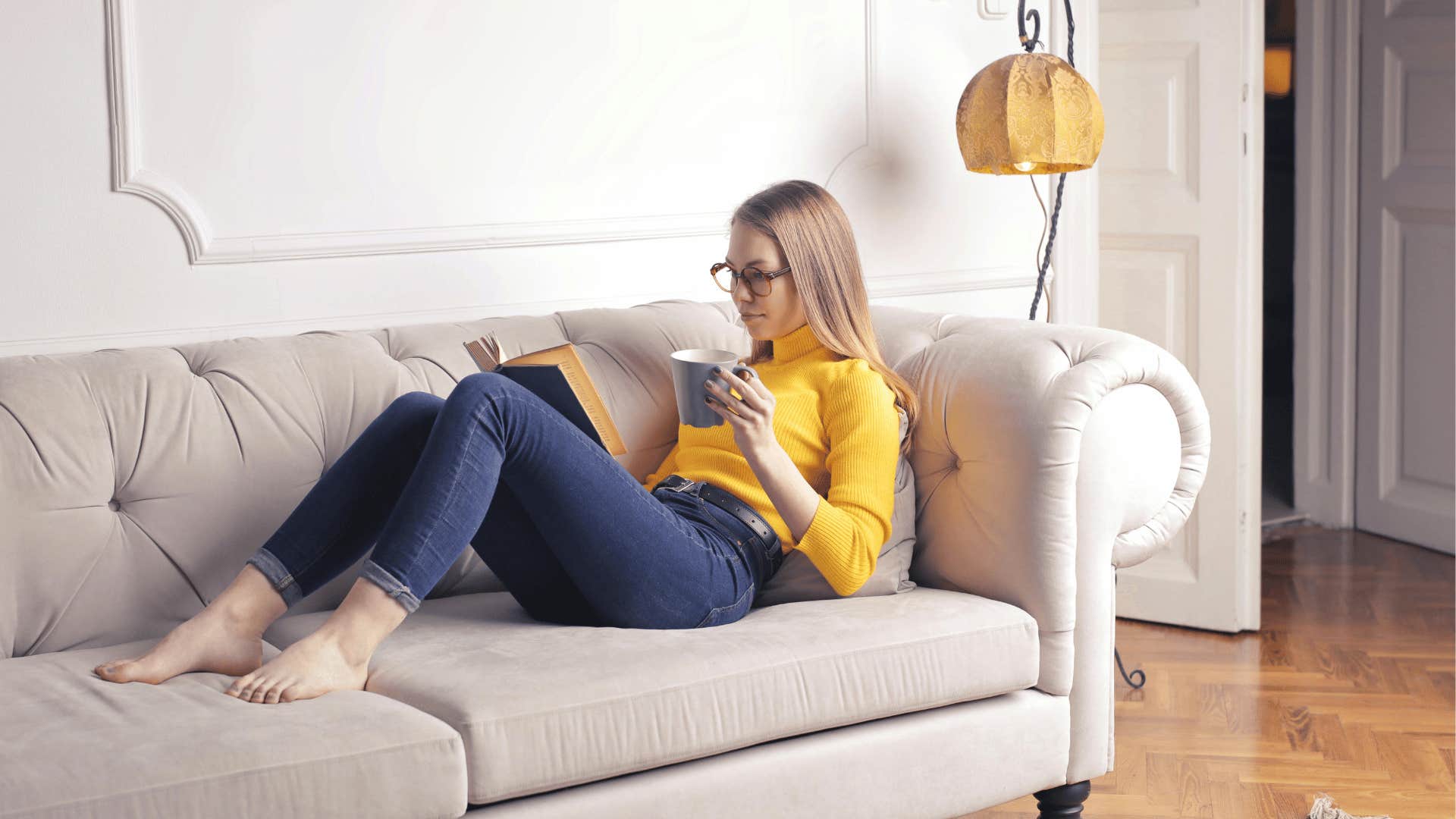 successful woman doing leisure activity