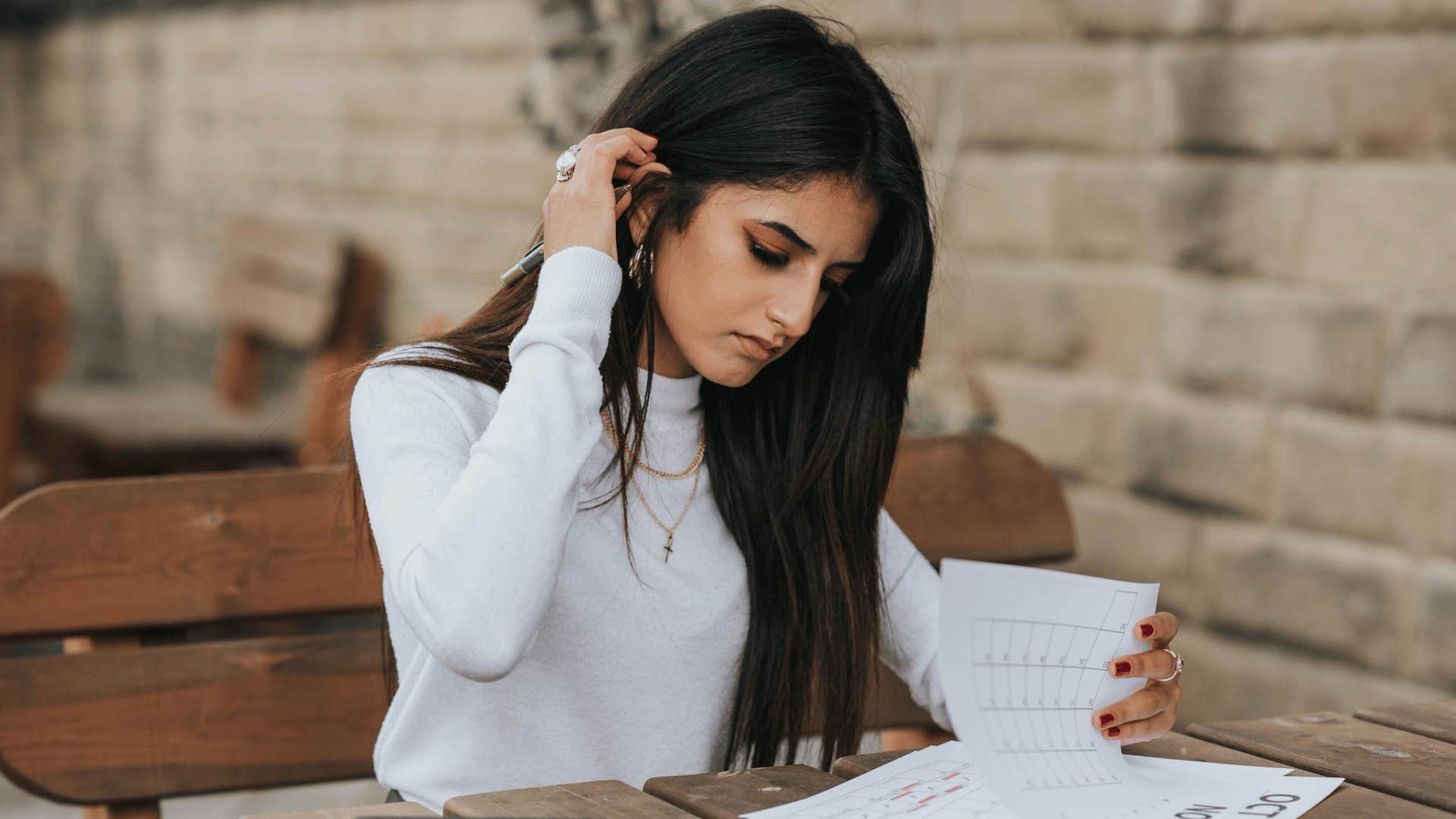 stressed woman