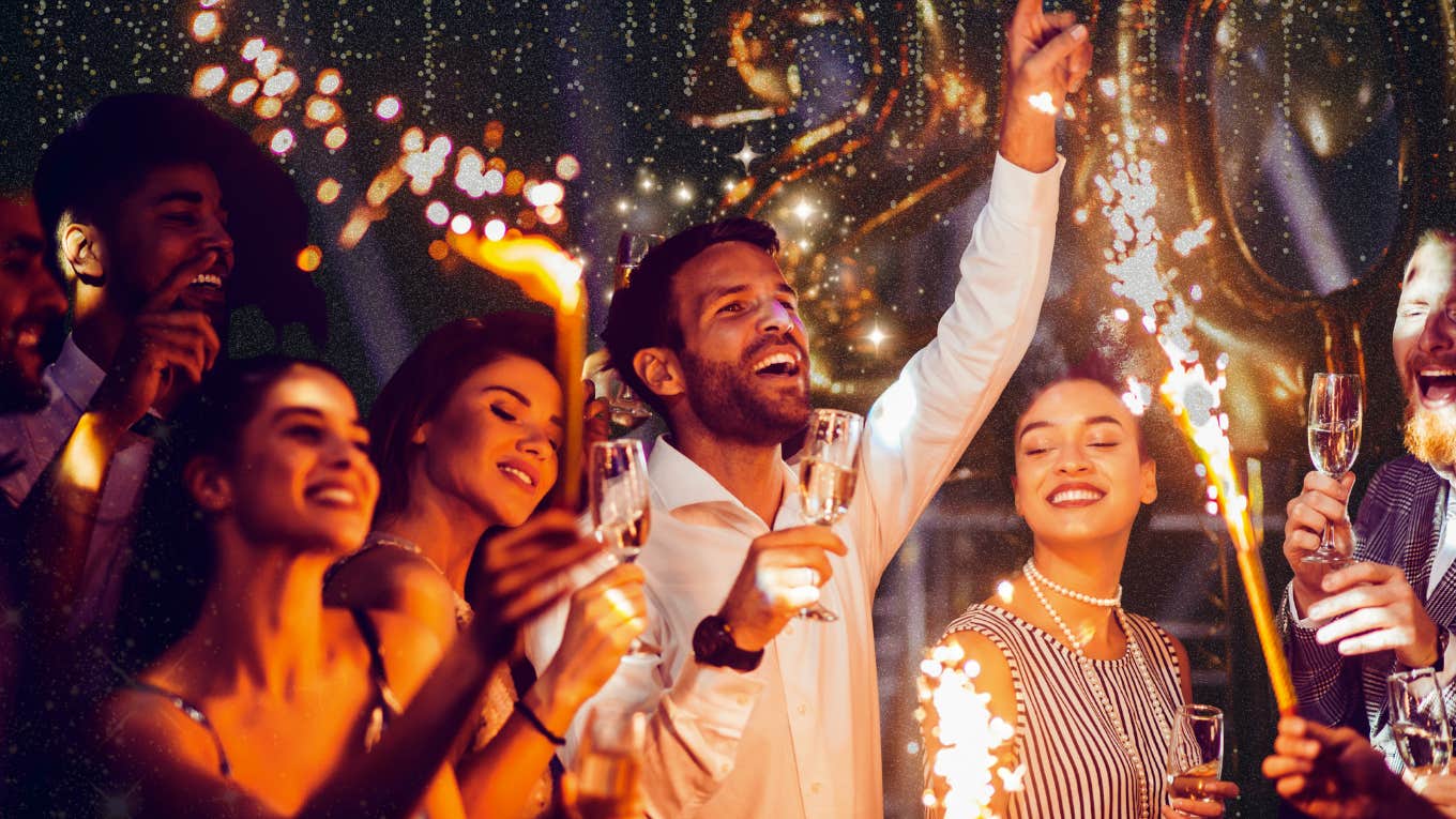 Healthy Relationship Habits For The New Year People celebrate practicing healthy relationship habits in the new year.