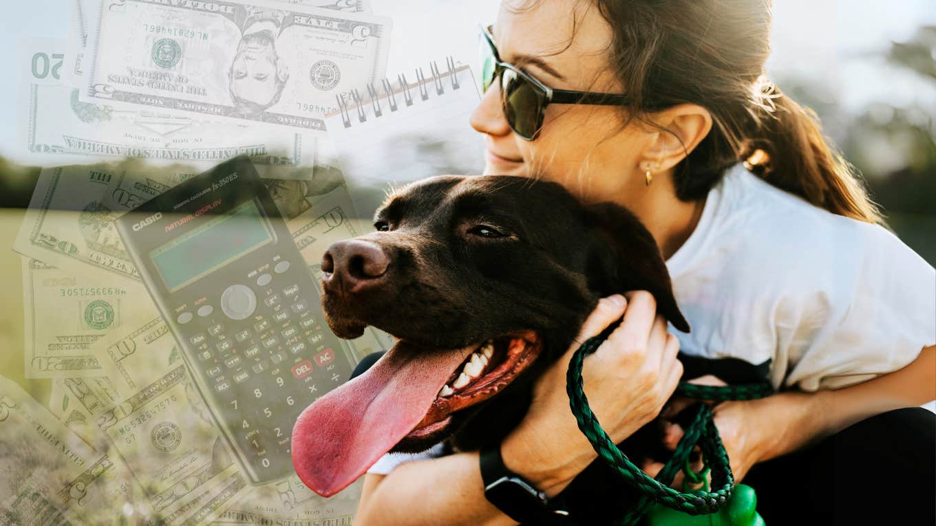 Everything I Know About Money I Learned from My Dogs (Yes, Really!) Woman and her dog, who taught her how to manage money