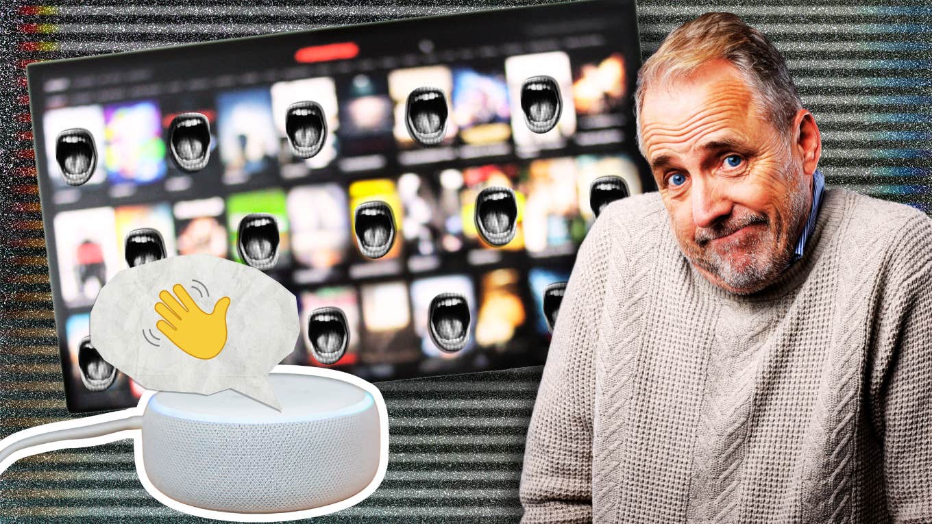 I Don’t Want To Talk To Machines Man not wanting smart home features to talk to him