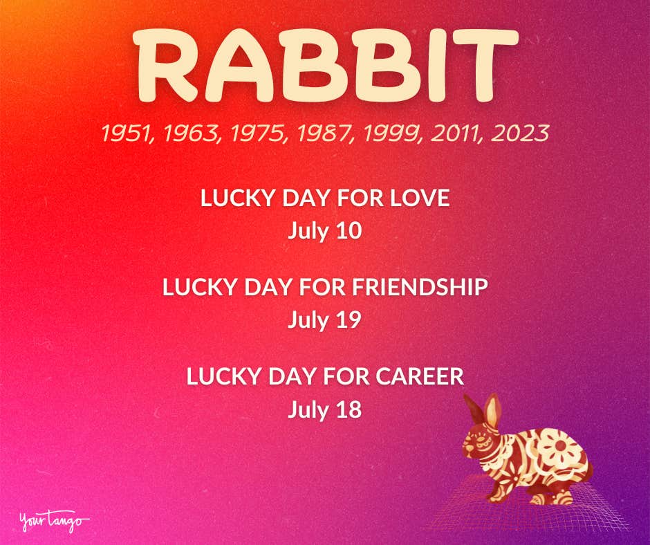 rabbit july 2024 chinese zodiac horoscope