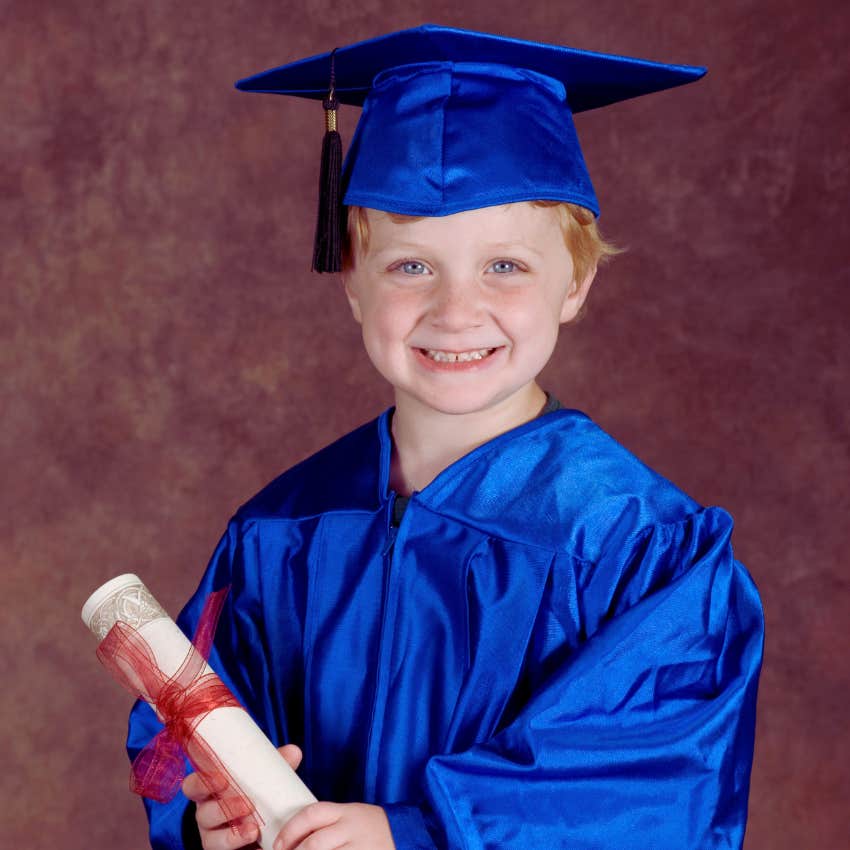 kindergarten graduation photo
