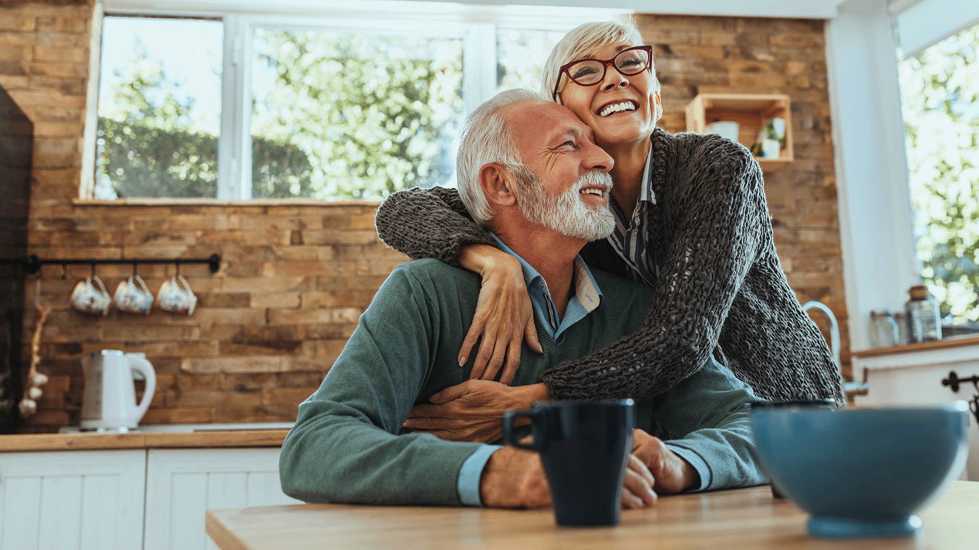 happy older couple