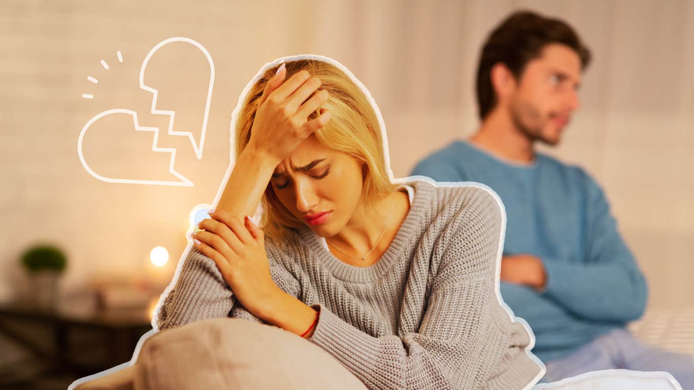Woman realizes brutally honest signs she needs to break up with him.