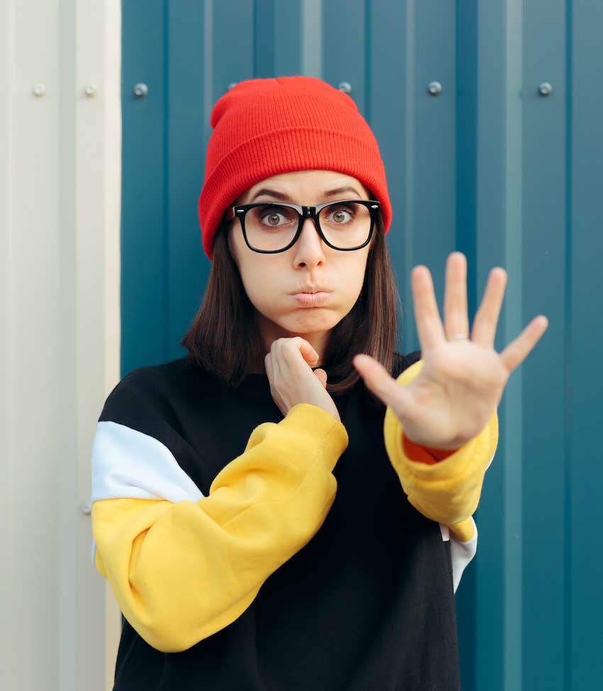 She places hand up for boundaries before going no-contact with her parent