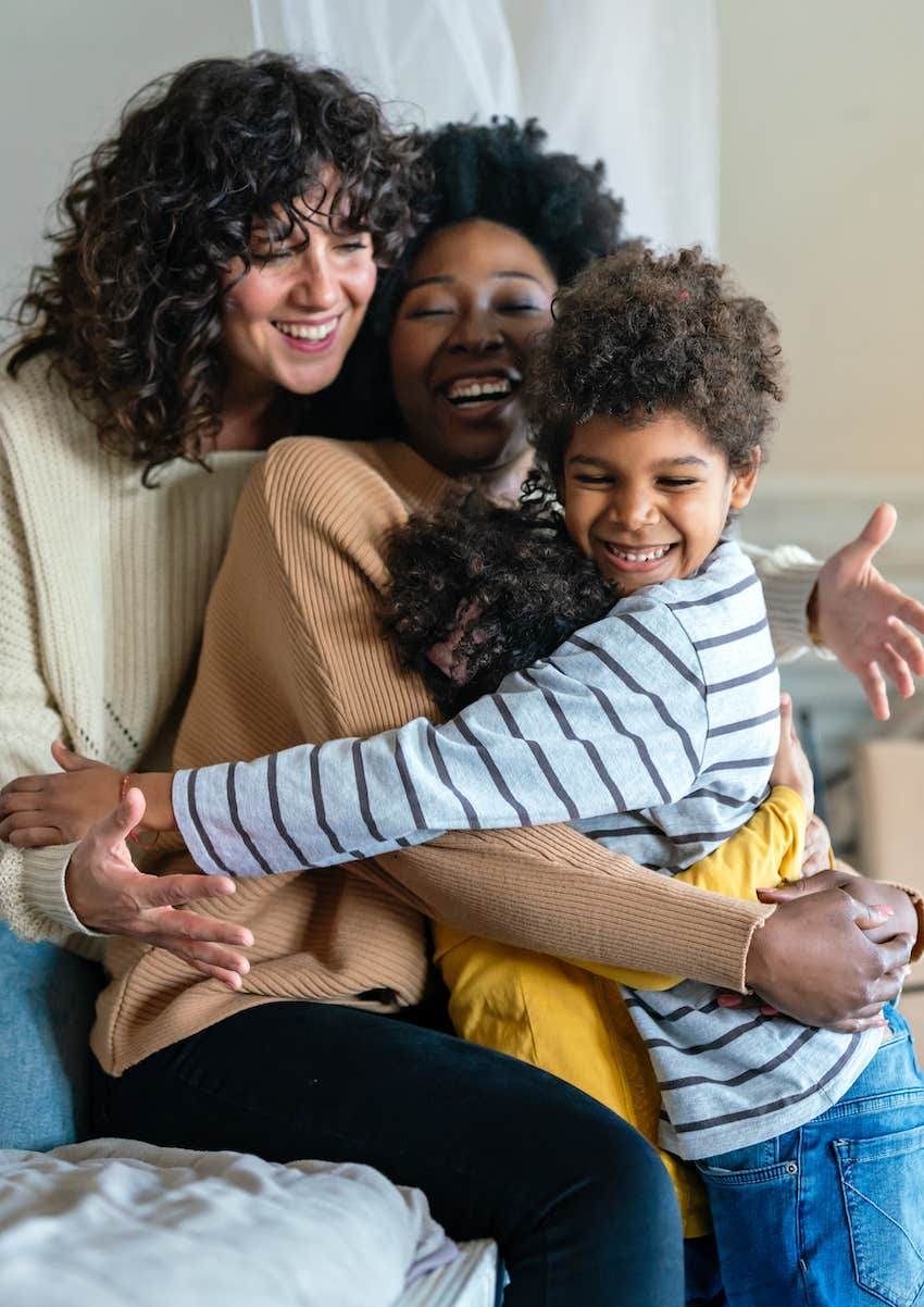 Happy family knows the best thing to do for kids