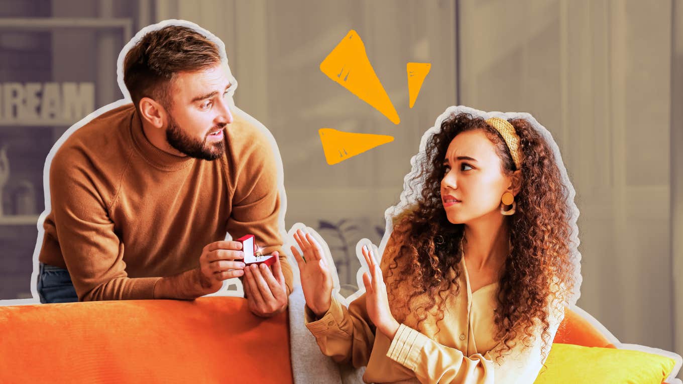 Woman notices signs he's not the one.