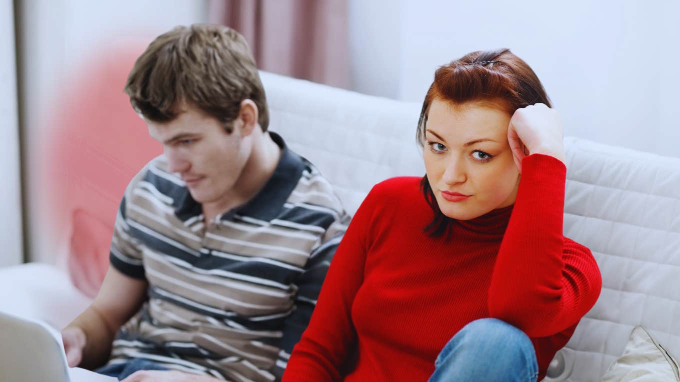 Signs Your Spouse Doesn't Put You First And What To Do About It Woman notices signs her spouse doesn't put her first and thinks what she should do about it.