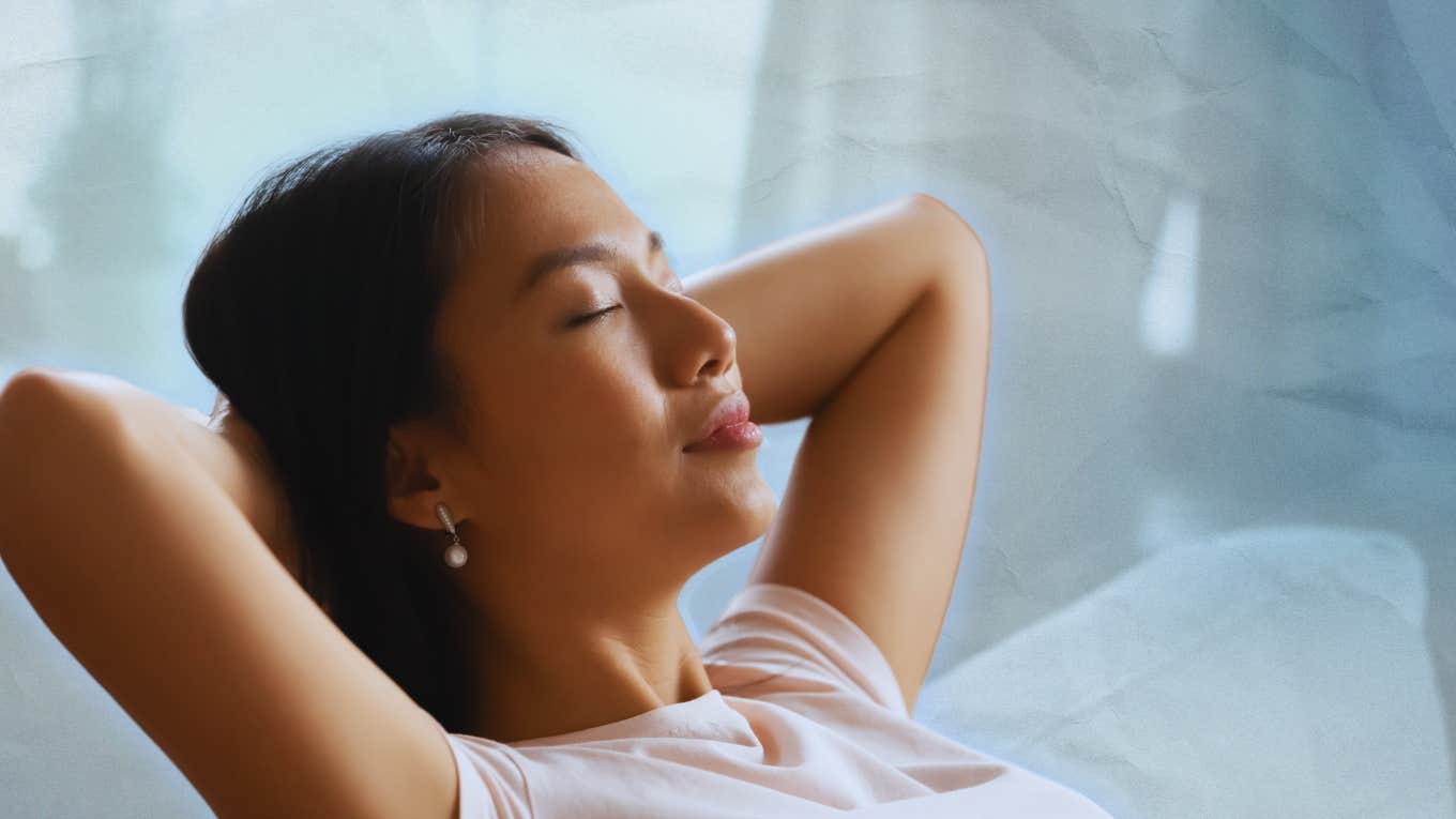 Steps To FINALLY Kick Insecurity Out Of Your Relationships Woman is peaceful knowing she finally knows how to kick insecurity out of relationships.