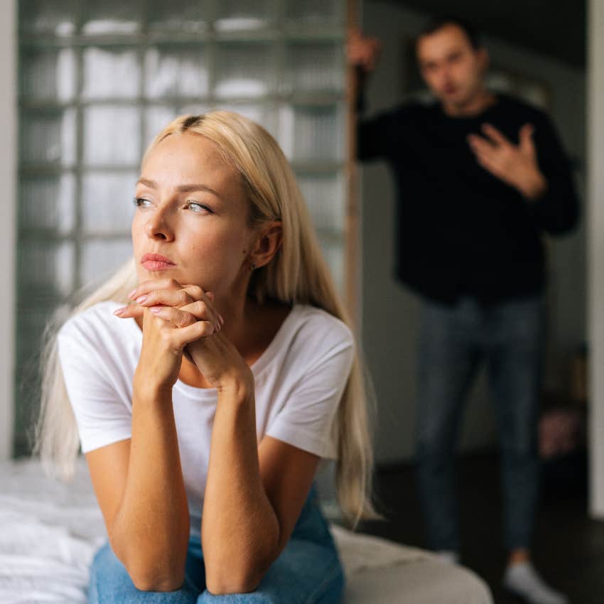 Upset fianceé