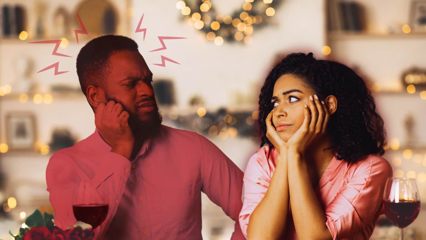 Women tries to know if she is dating a mean person.