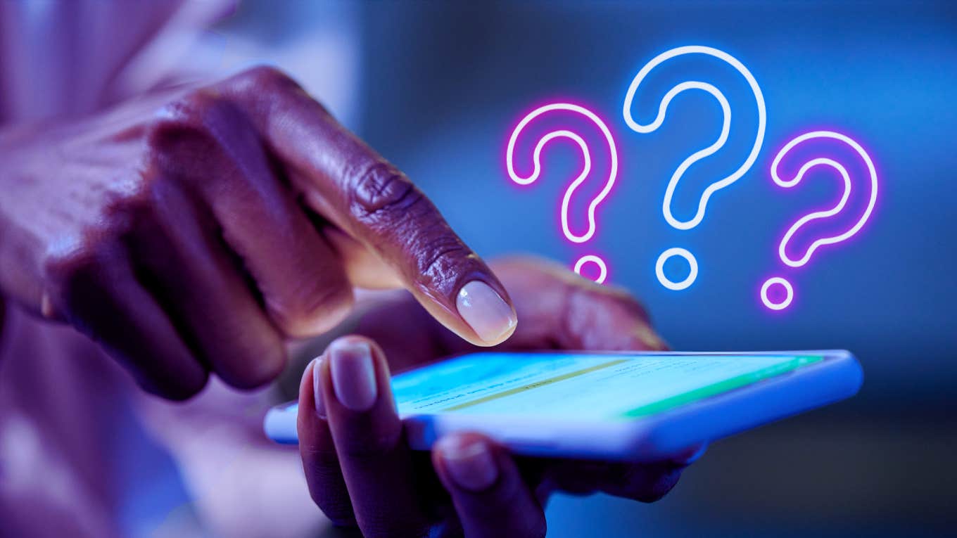 If You Can't Answer These Basic Questions, It's Not A Real Relationship Woman can not answer basic questions and realizes her relationship is not real.