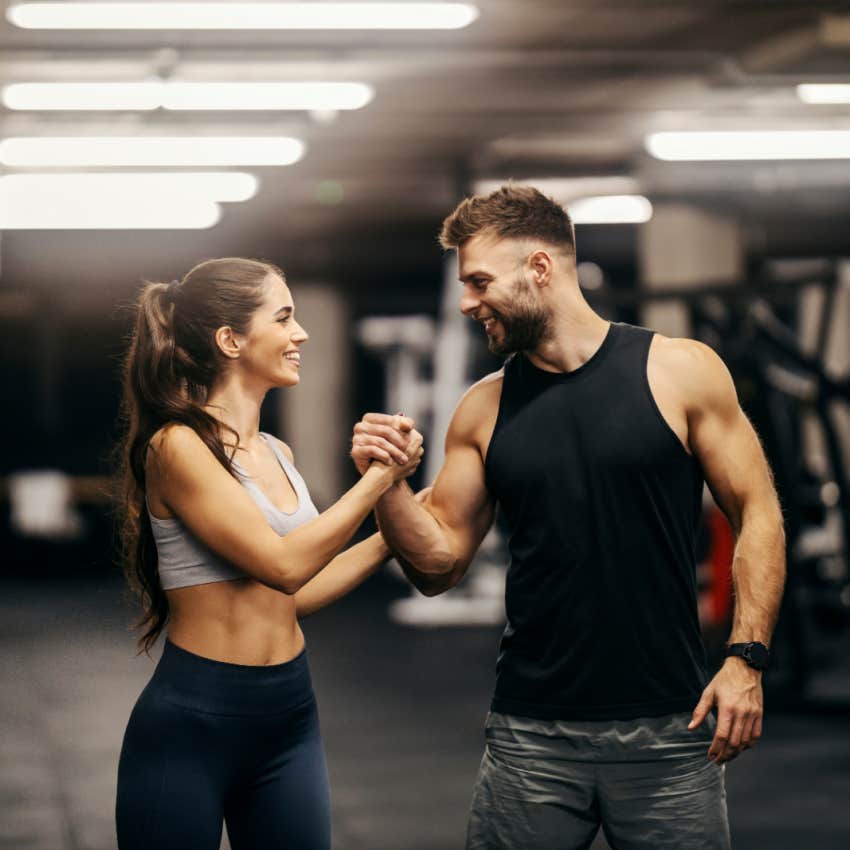 couple working out together