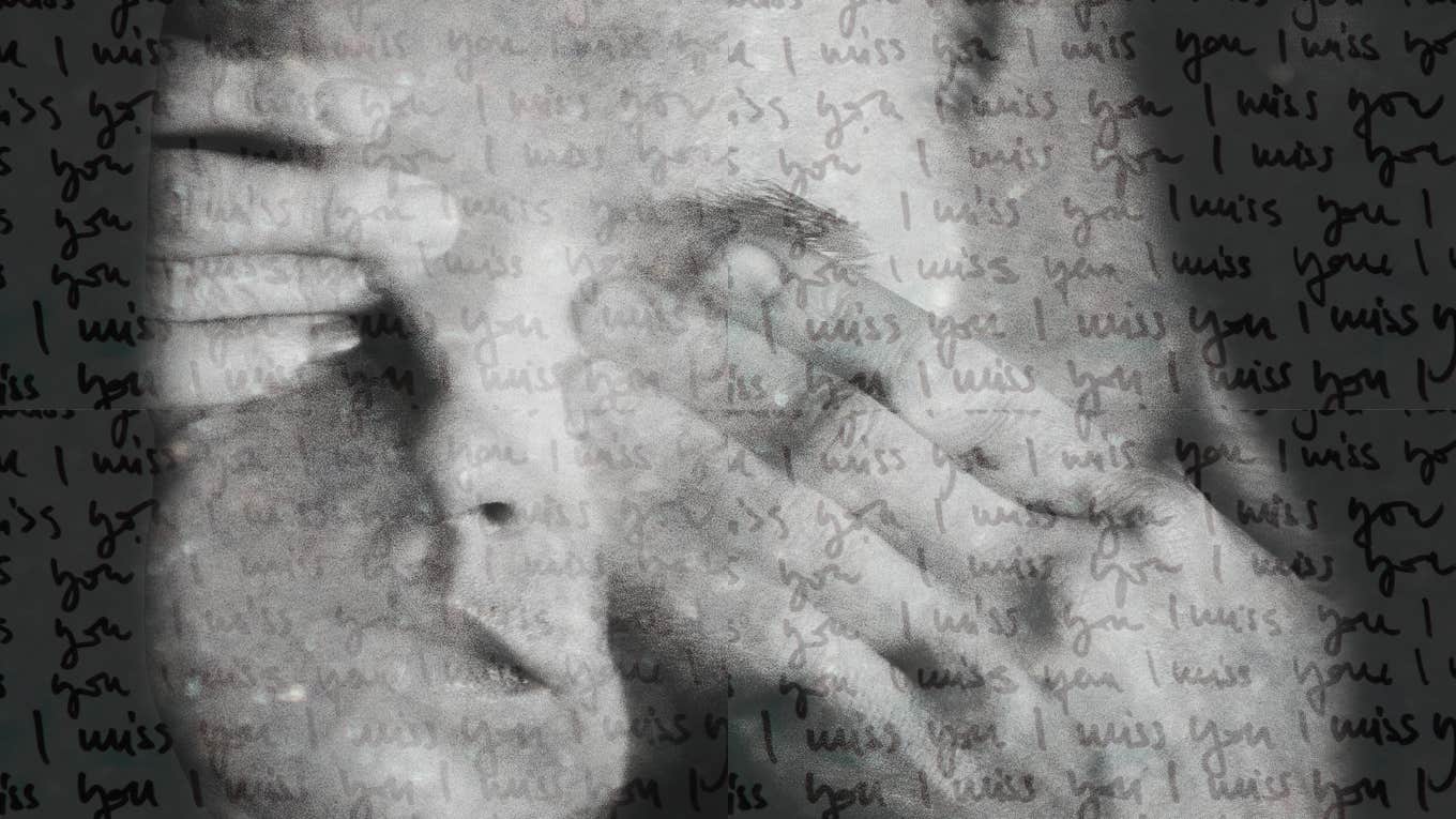 How I Escaped An Emotionally Abusive Relationship With A Cia Officer Man covering woman's eyes, love bombing emotionally abusive relationship