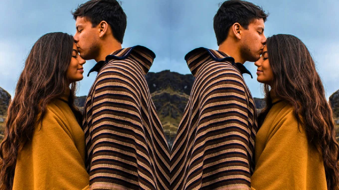 What Empathy Means In A Relationship & How To Be More Empathetic cute couple, man kissing woman's forehead