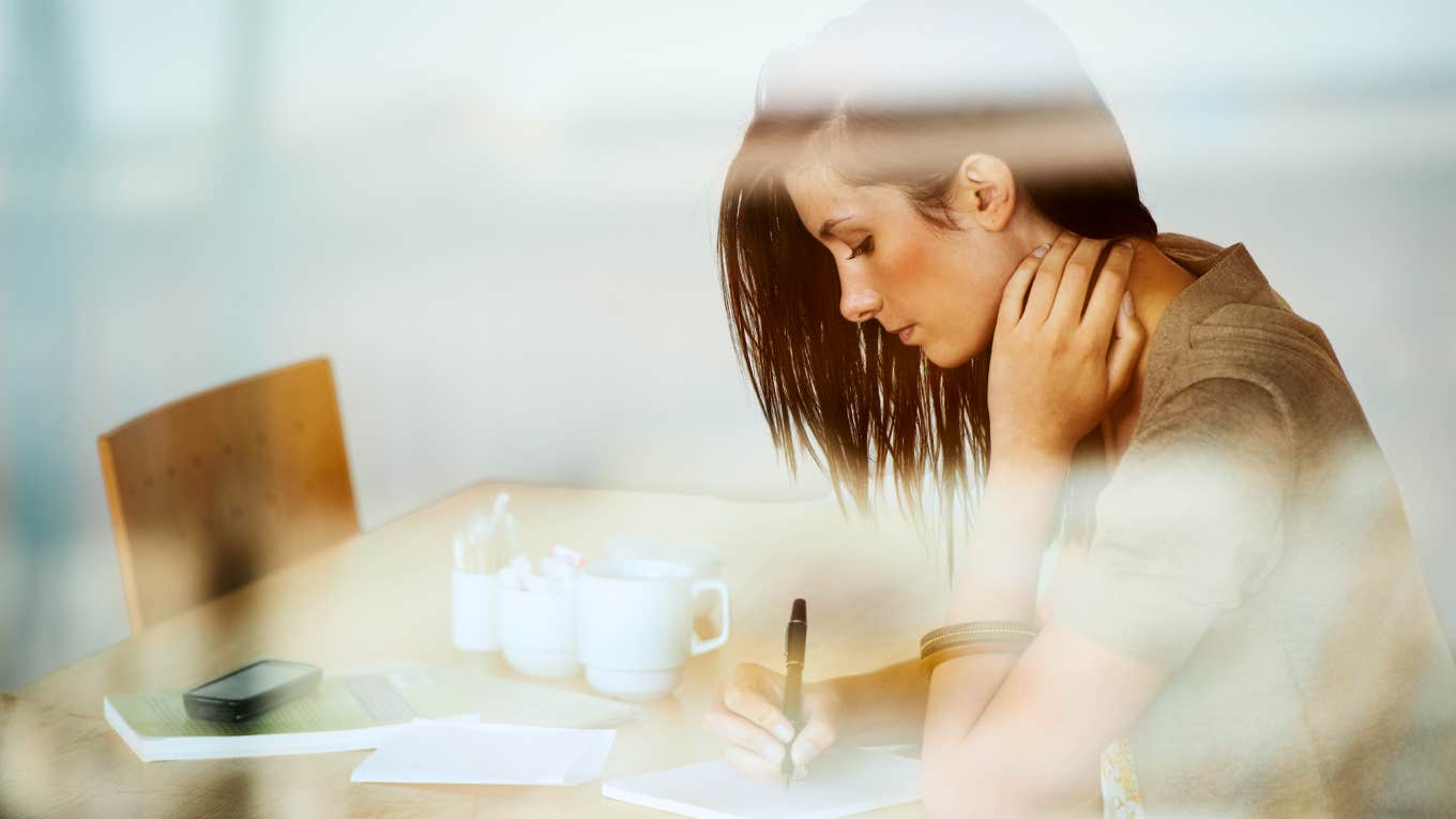 Lists To Make Now, To Learn How To Let Go After A Breakup (And Move On) Woman creating a list post breakup to help her move on and not repeat the same mistakes in love