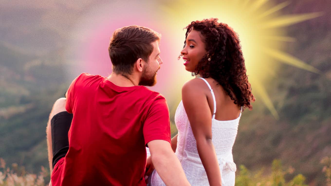 Woman drives man insane using her seduction secrets.