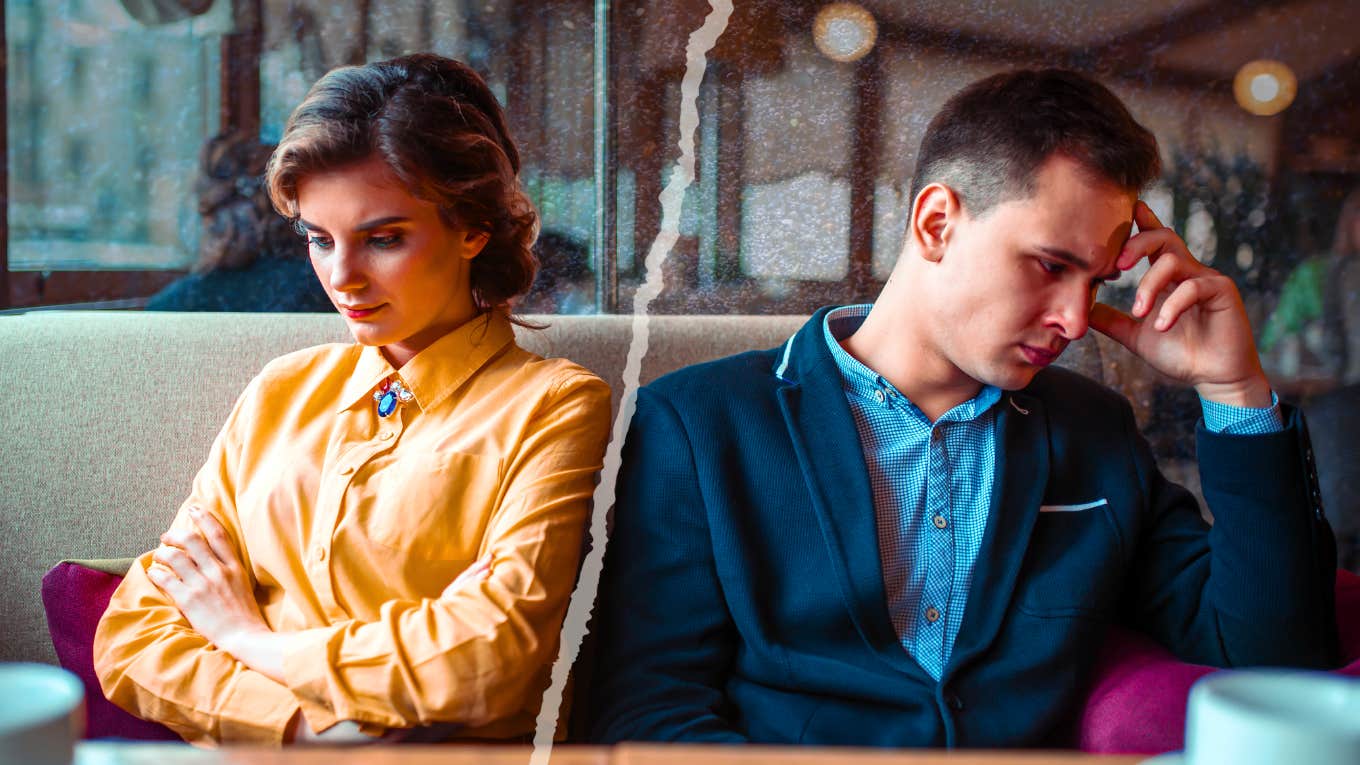 Why Mismatched Couples Often End Up Together Mistmatched couple ends up together and is unhappy.