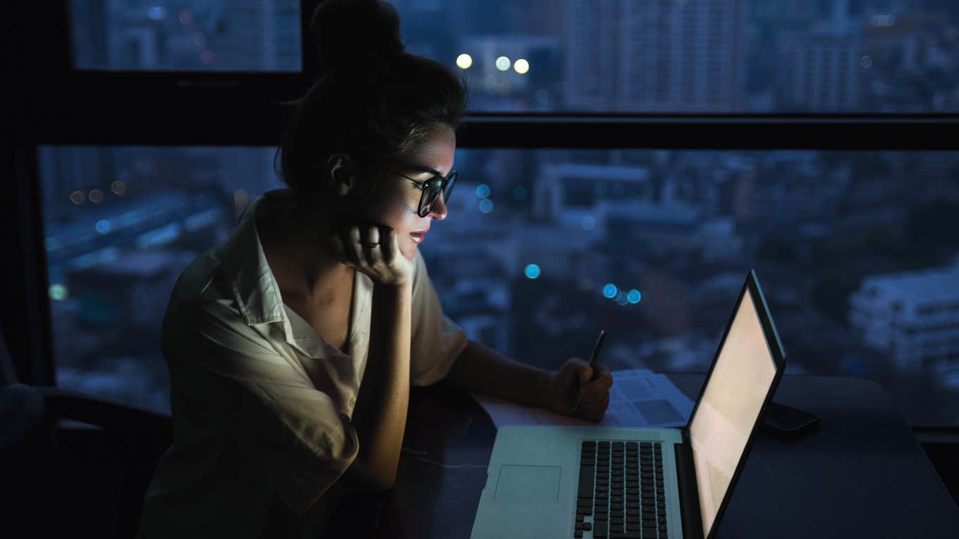 My ADHD Makes Me Semi-Nocturnal Woman with ADHD finding productivity to be easier at night