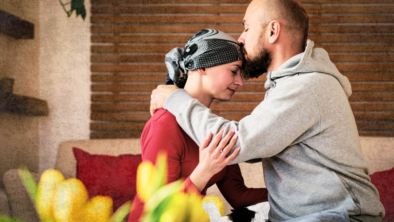 She Was Never Alone: Caring For My Wife With Cancer Husband caring for his wife with cancer