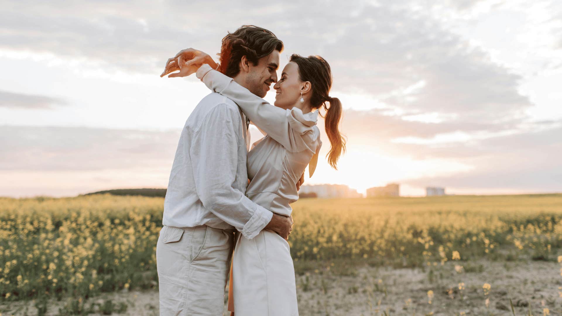 couple holding each other