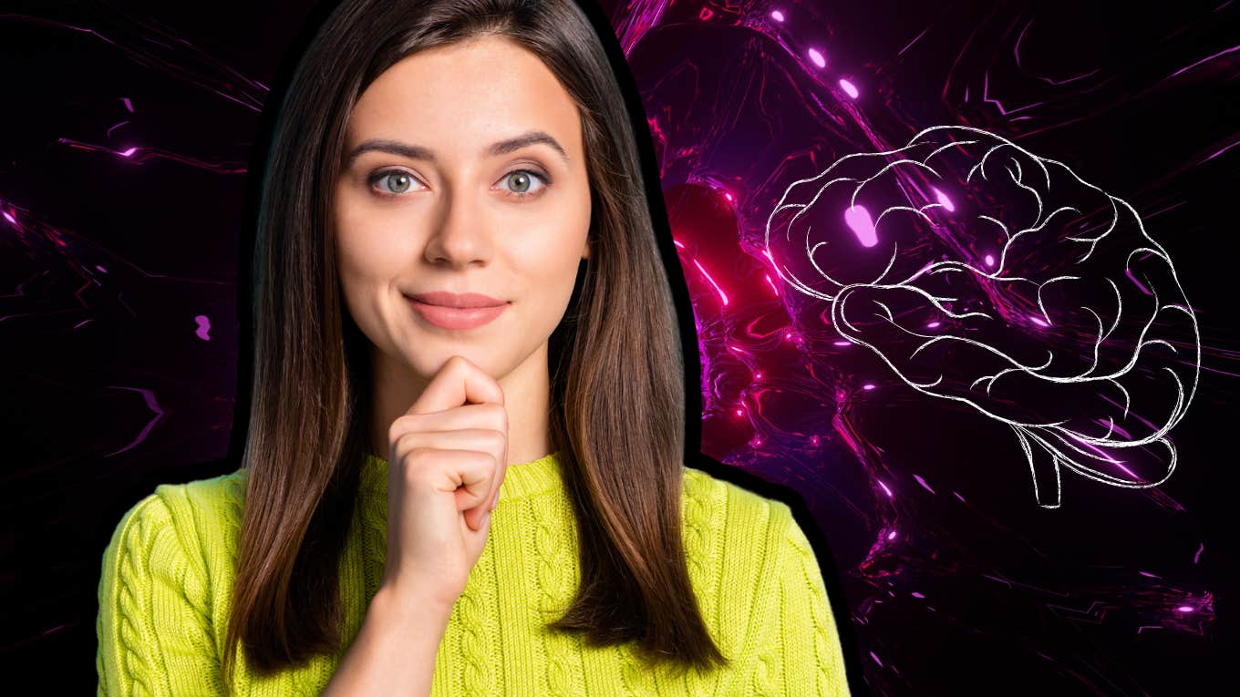 How To Think Positive & Accomplish Your Life Goals smart woman thinking