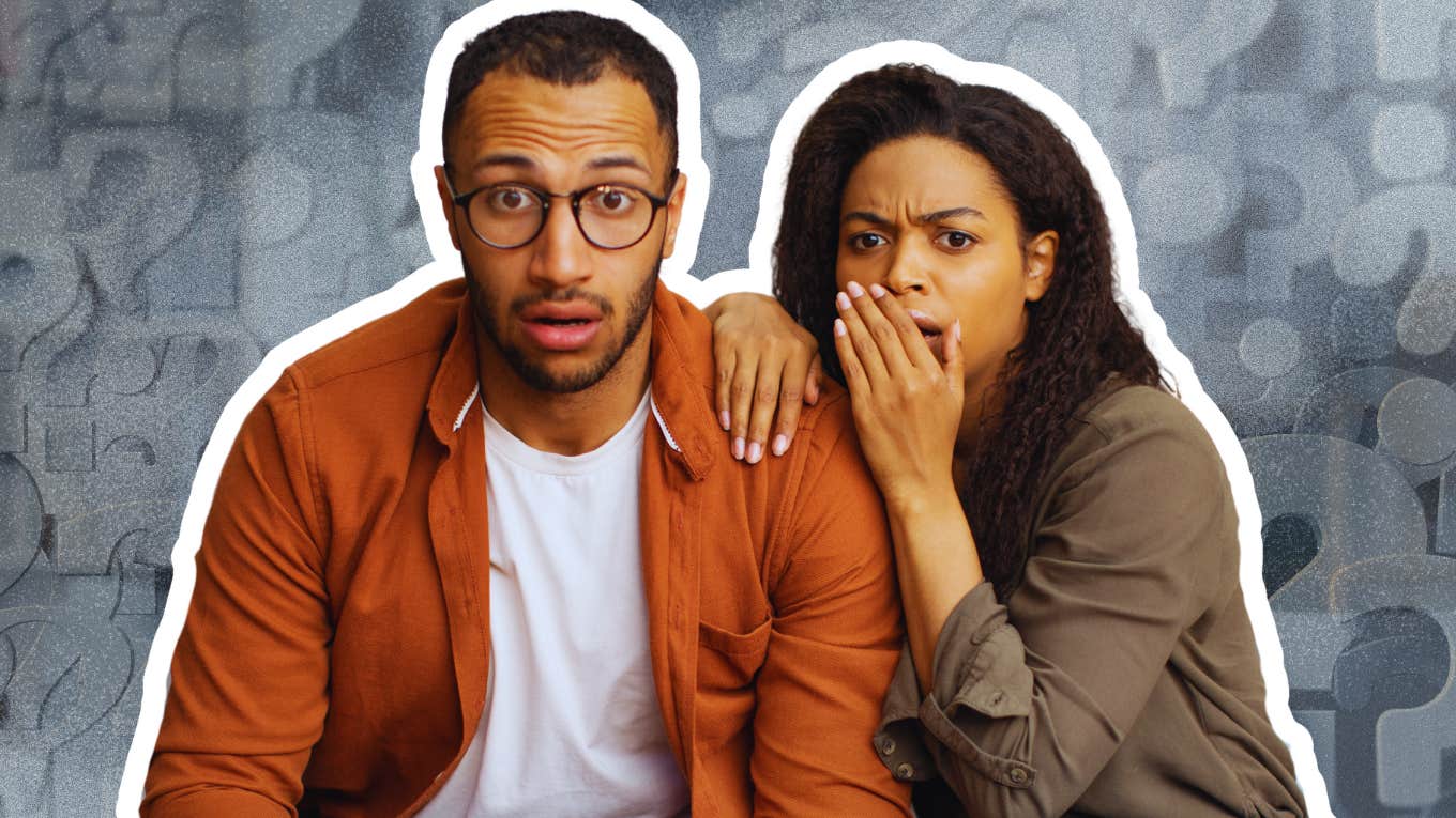 Questions To Avoid Asking A Partner (Unless You're Ready To Hear The Answer) Couple avoids asking certain questions until they are ready to hear the answer.