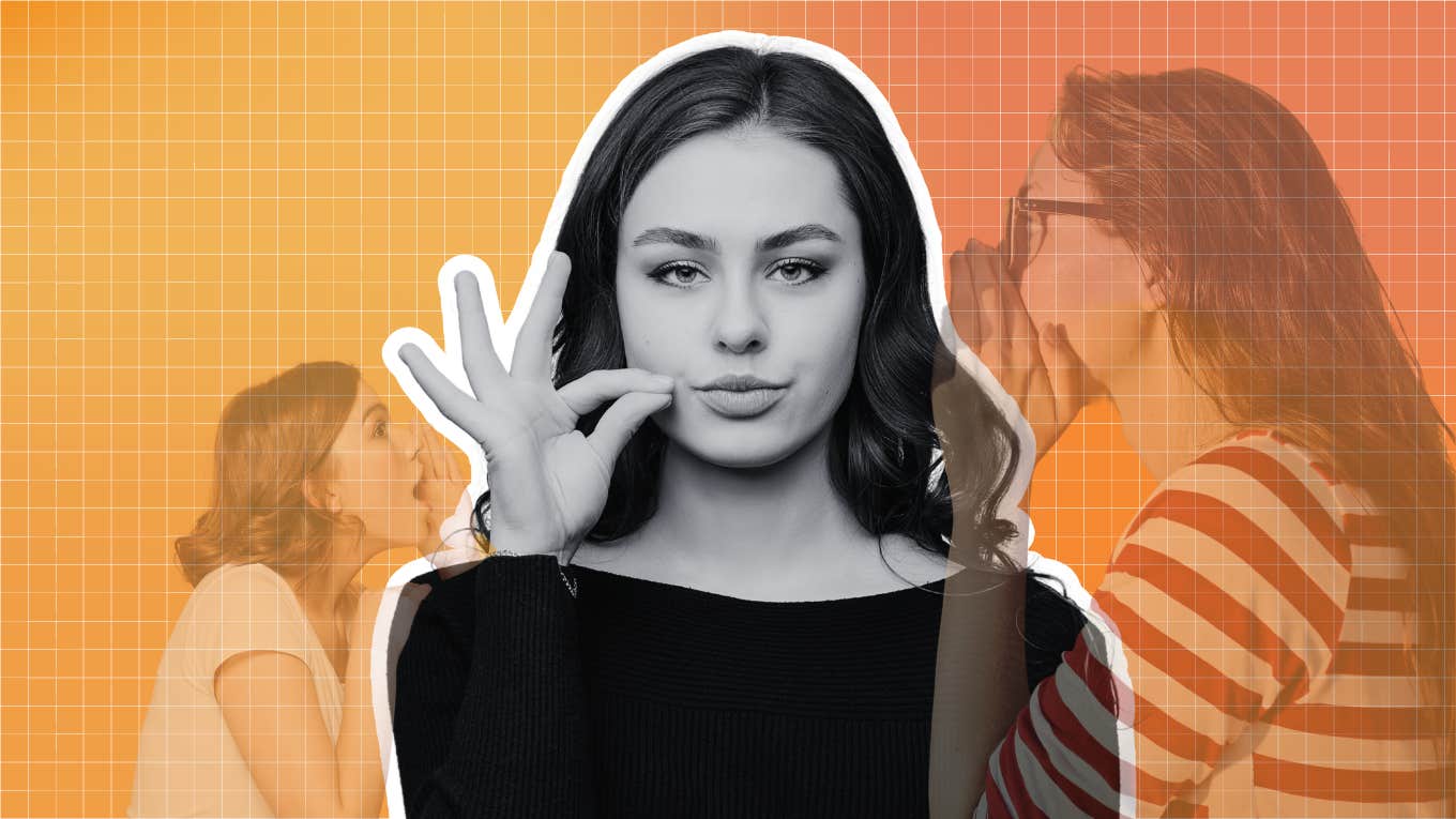 Woman keeping relationship problems to self 