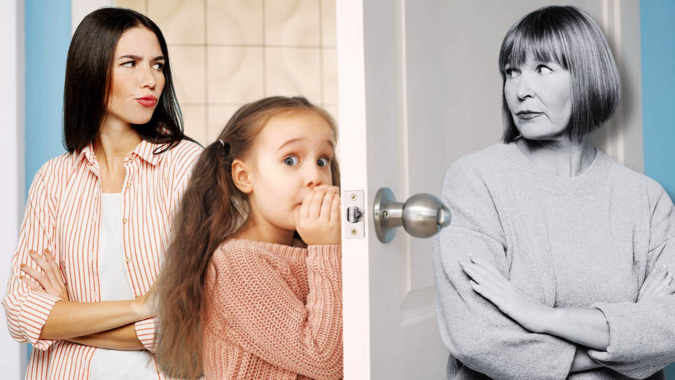 Signs A Grandparent Has Trouble With Boundaries, According To Experts Grandparent showing up unannounced, difficulty with boundaries set by parent