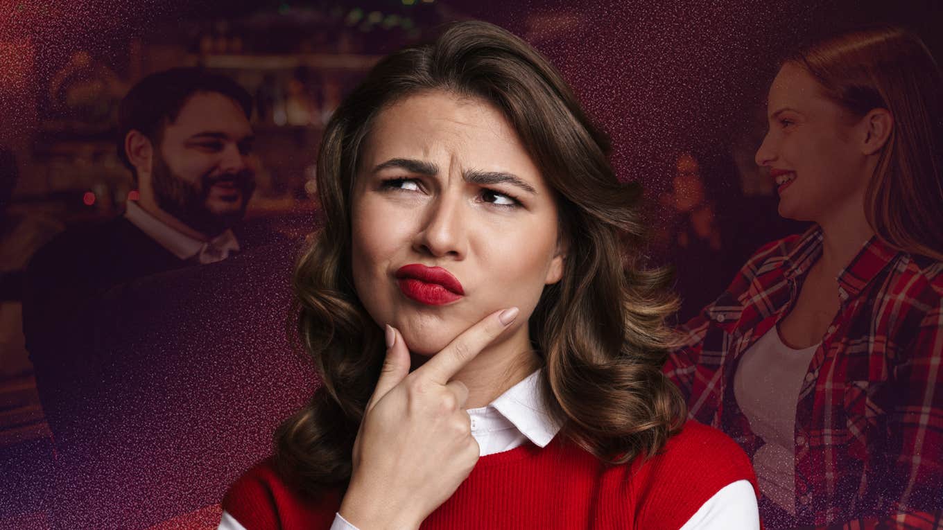 Woman recognizes the signs her husband is cheating on her.