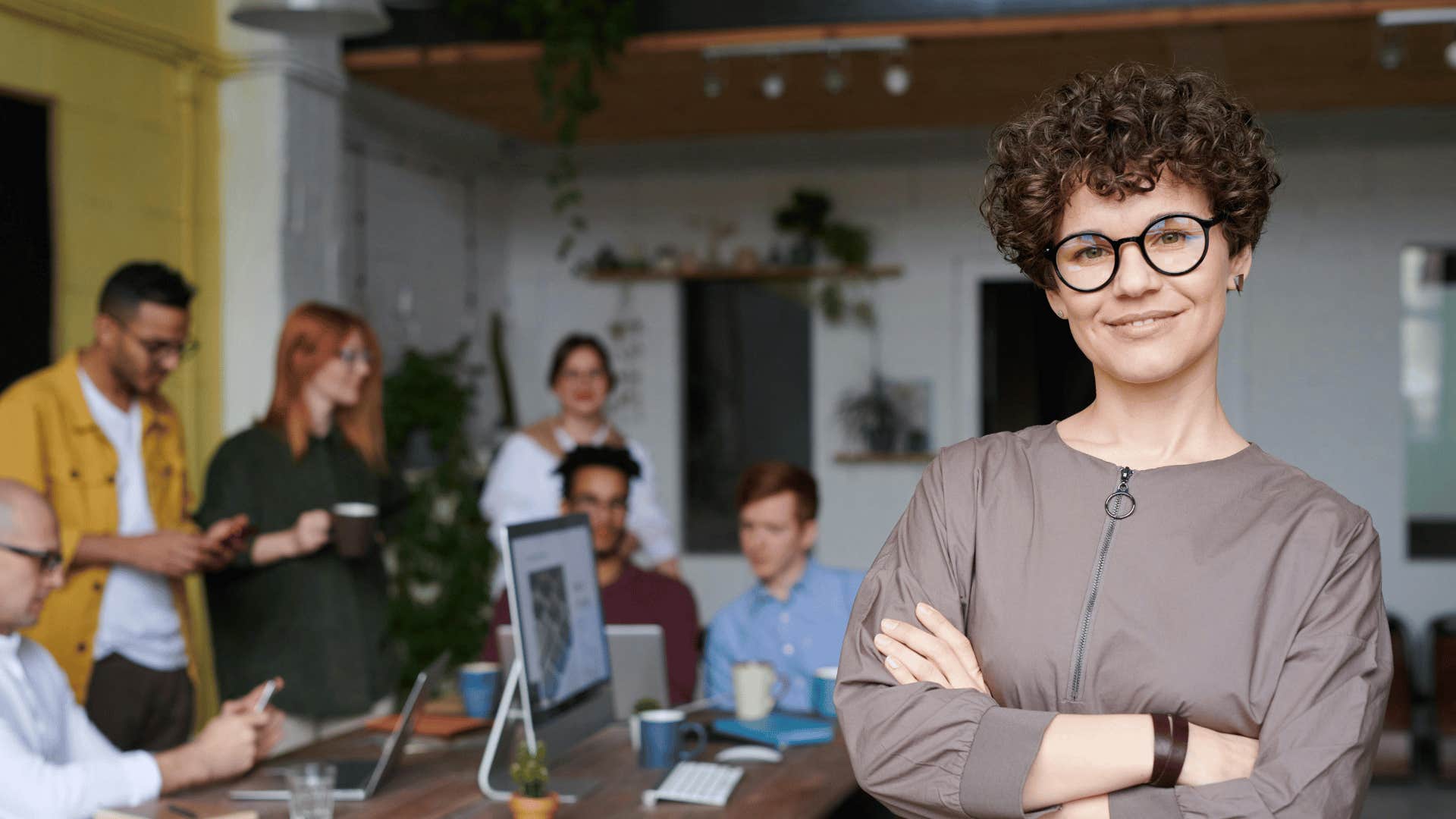 female leader with a vision