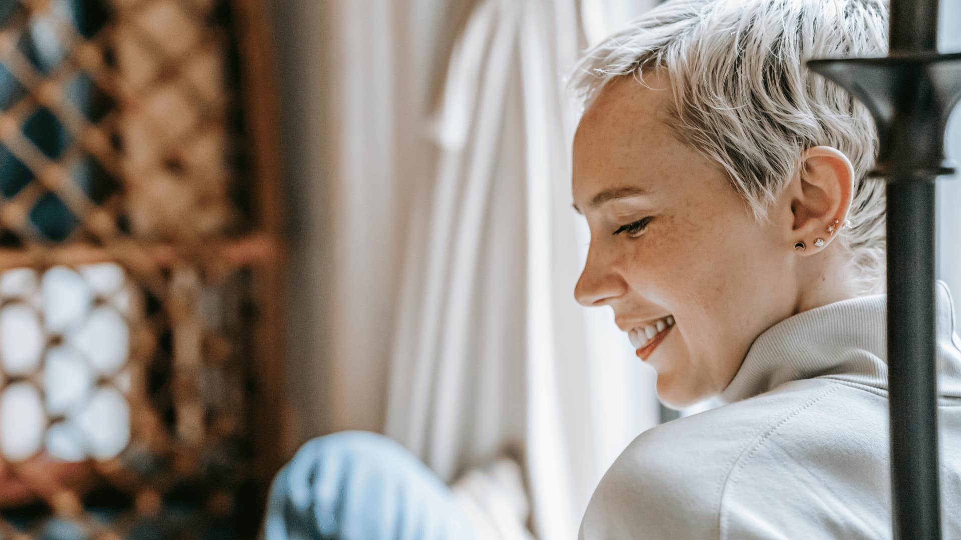 woman accepting she's imperfect