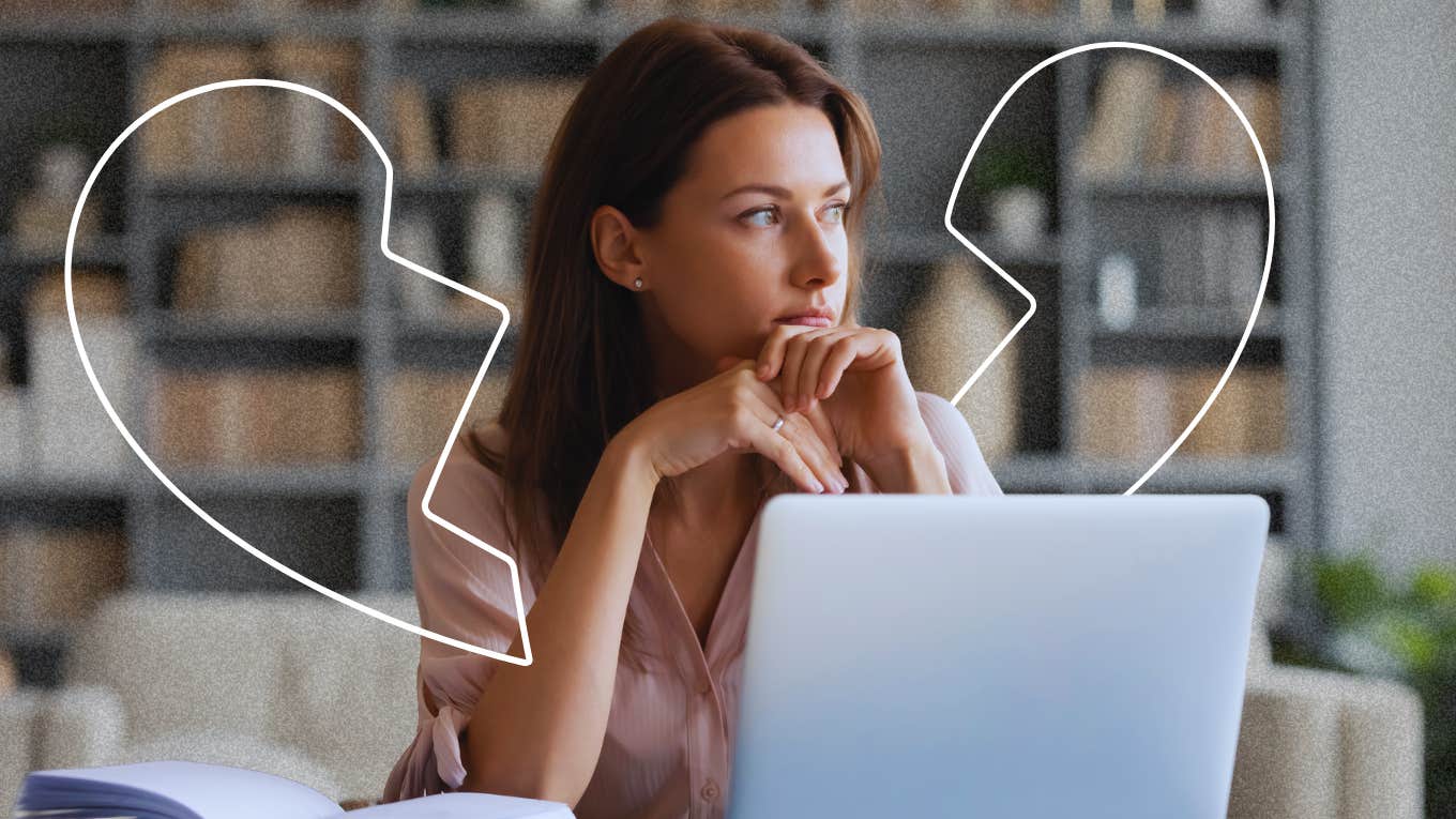 Divorce Coach Reveals What To Consider Before Separating Woman deciding to separate from her partner